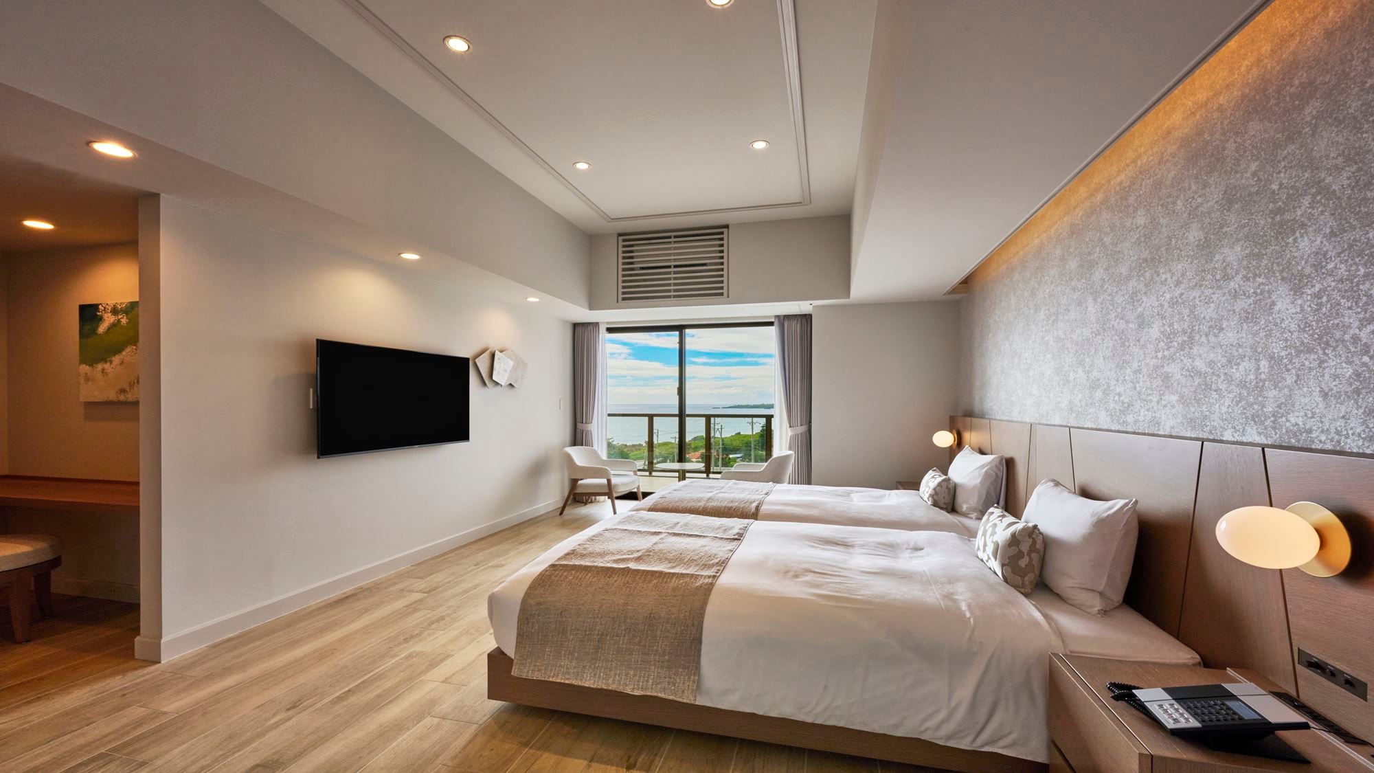 [Premier Deluxe Suite 2 Bedroom (141 square meters/5th-10th floors) <Resort view>]