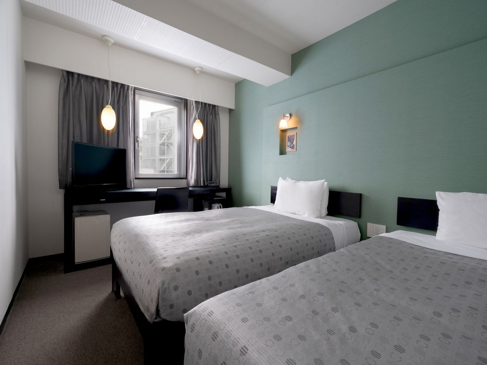 Twin room (type: green) [All rooms have Simmons mattresses]