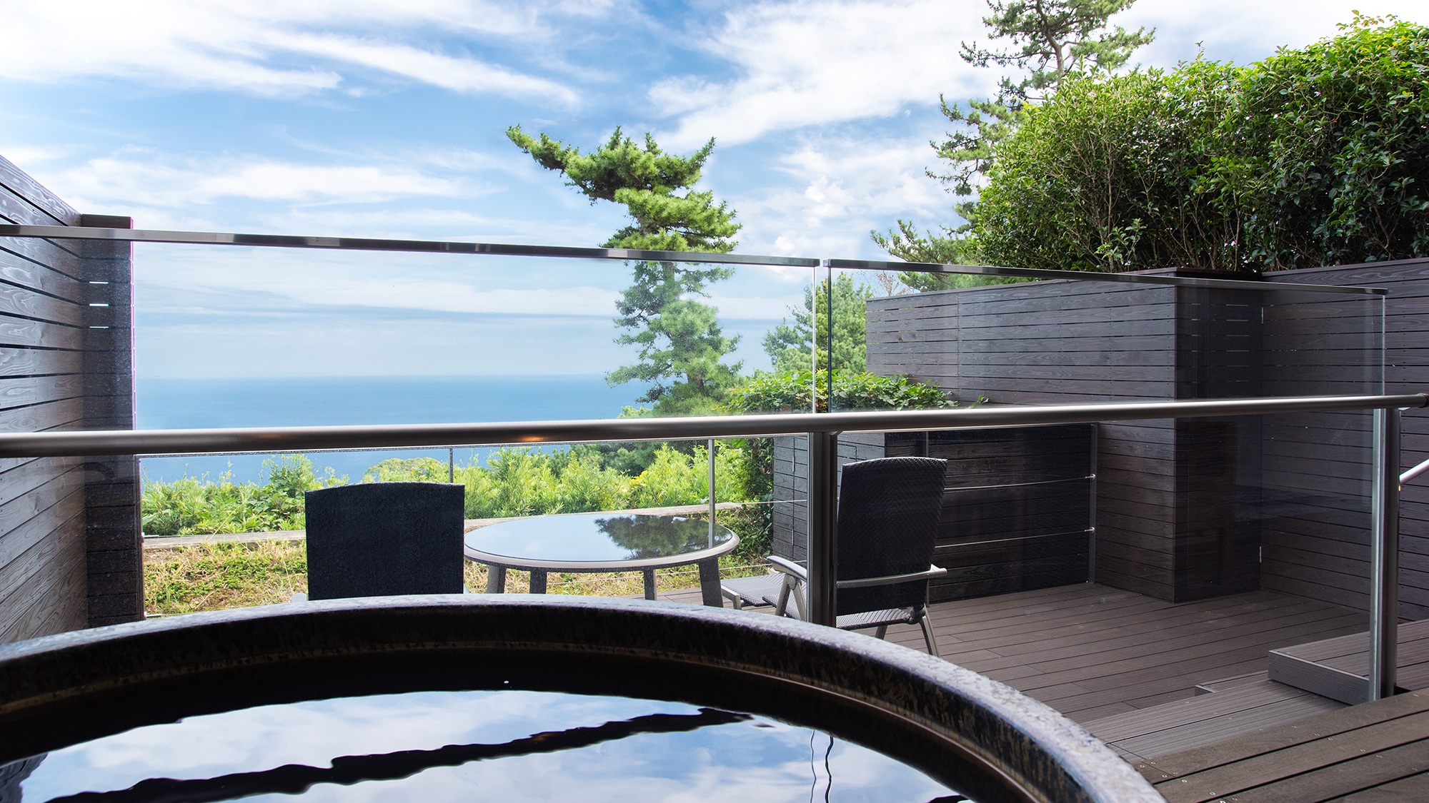 【감색】【은해】 전망 노천탕과 넓은 발코니가 있는 특별실/누구에게도 방해받지 않는 우아한 온천 타임을 만끽