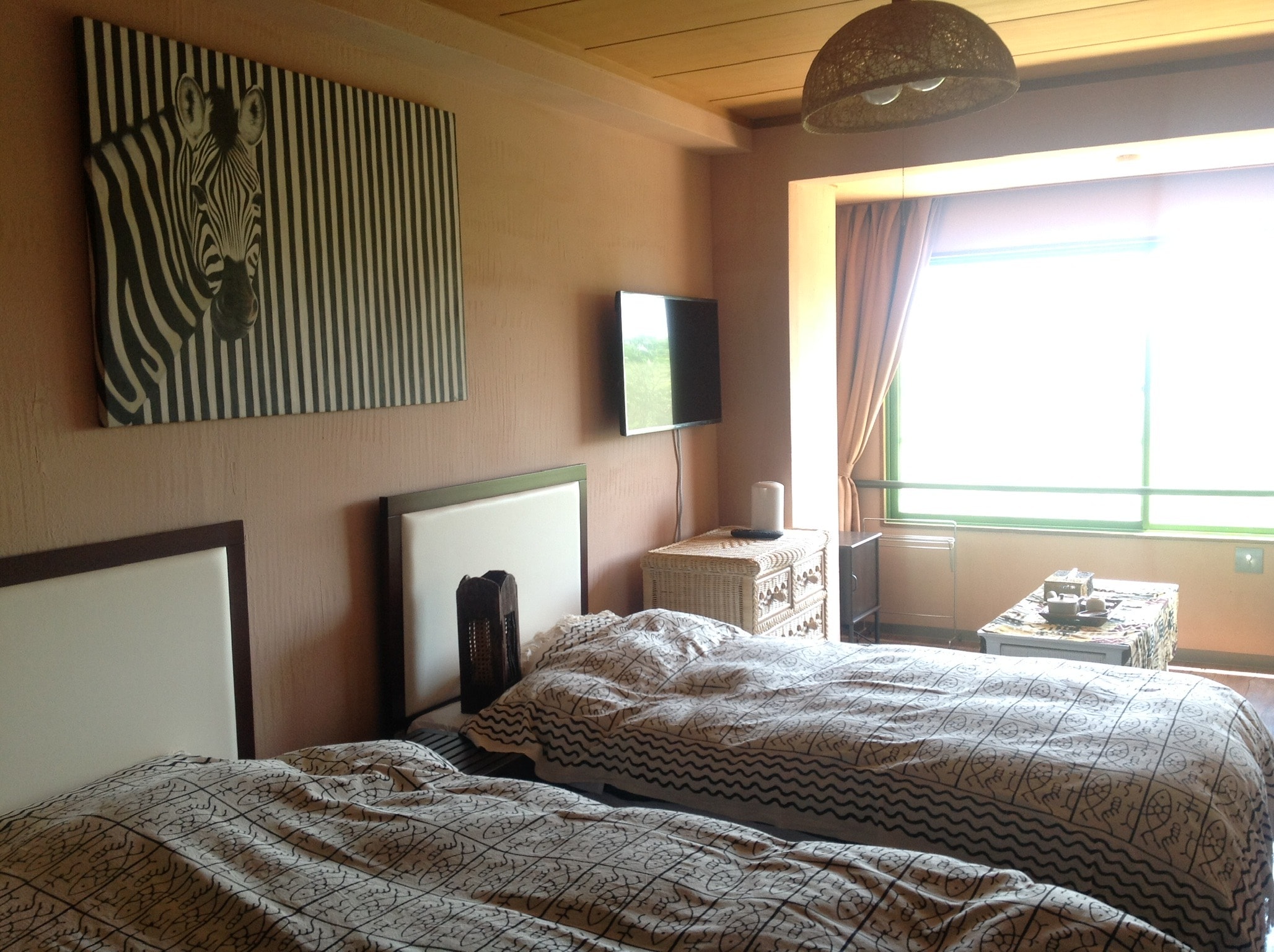 African twin room