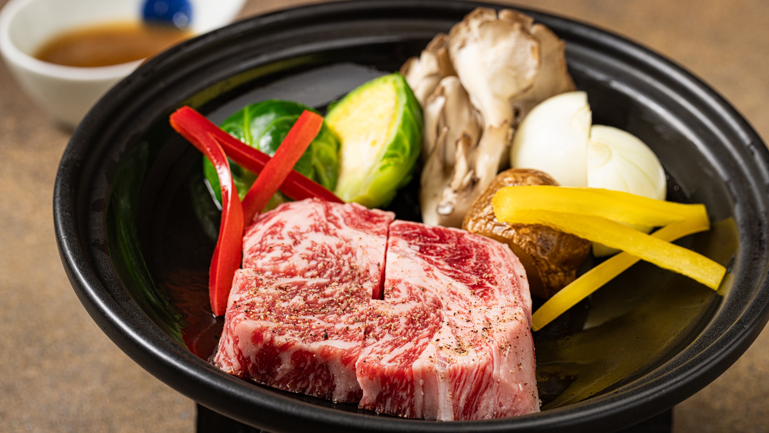 Main choice for February-March 2025: Ceramic-grilled Mikkabi beef from Hamamatsu, Shizuoka Prefecture