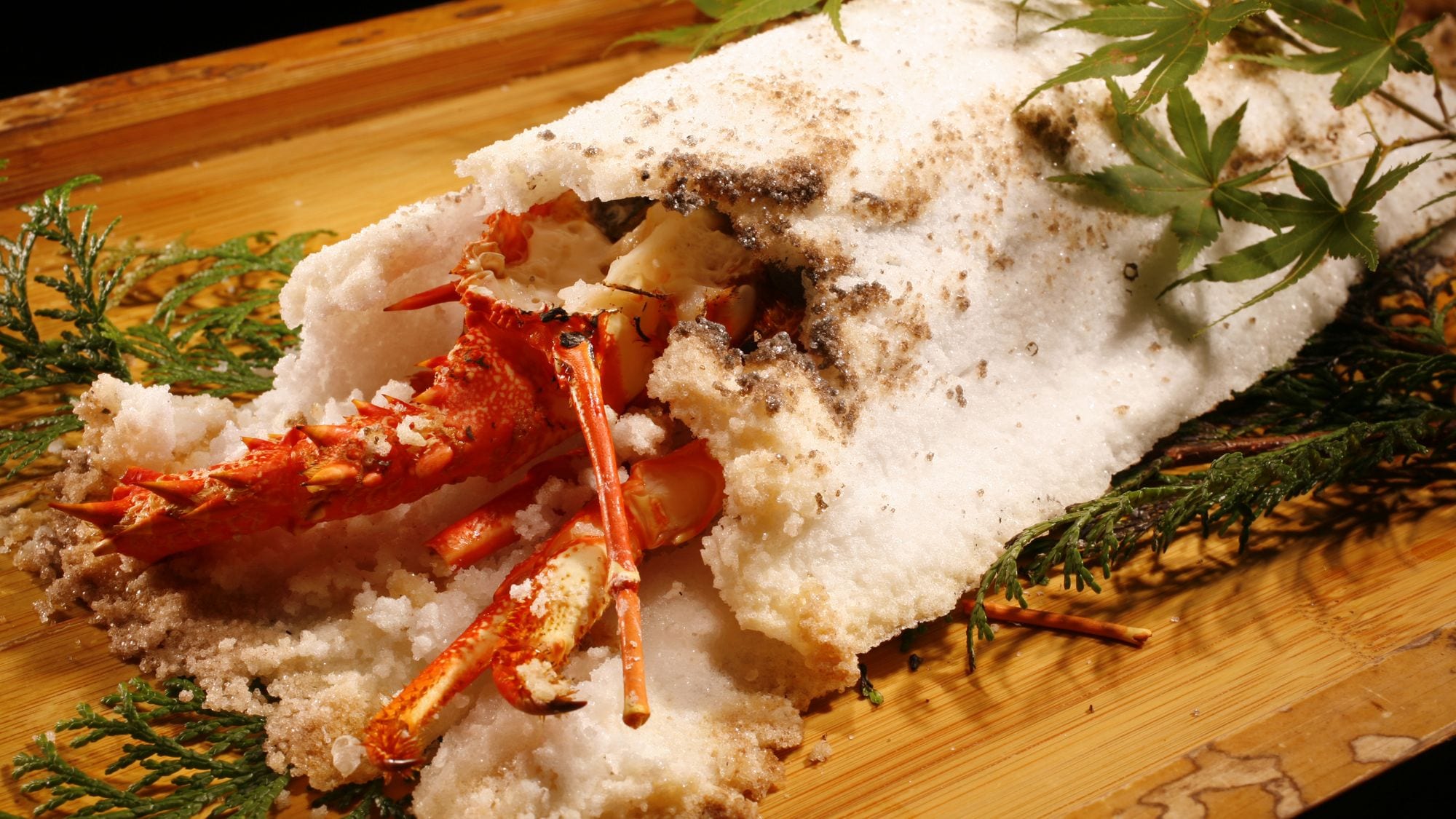 Dish: Special dish "Salted lobster"