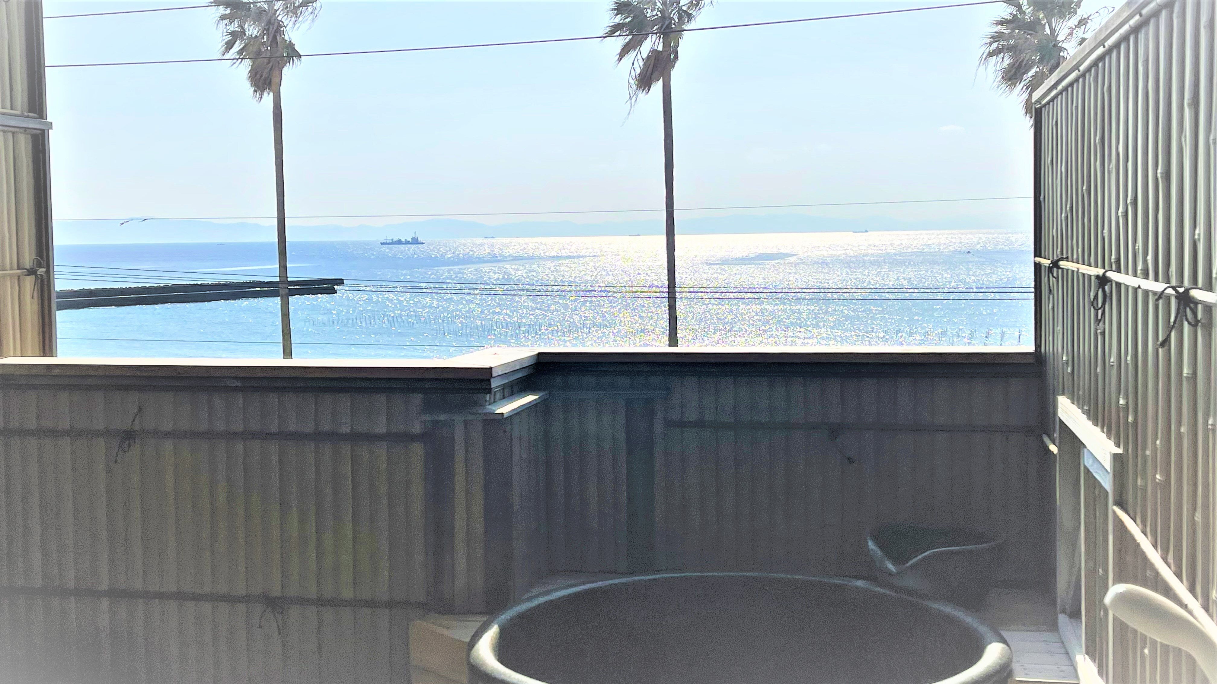 Private open-air bath②
