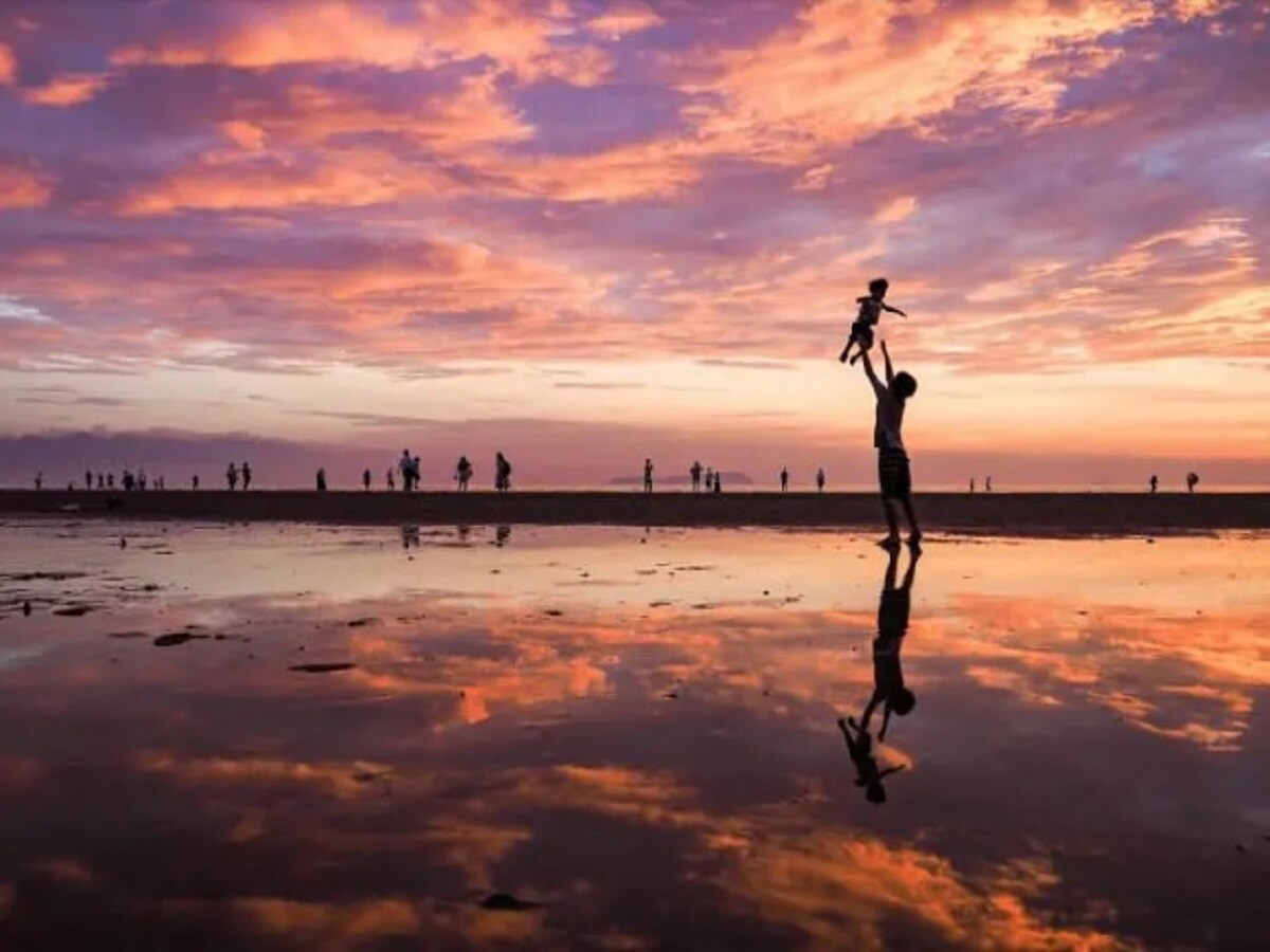 【瀨戶夕陽】步行5分鐘即可到達可觀賞瀨戶內海夕陽的海灘
