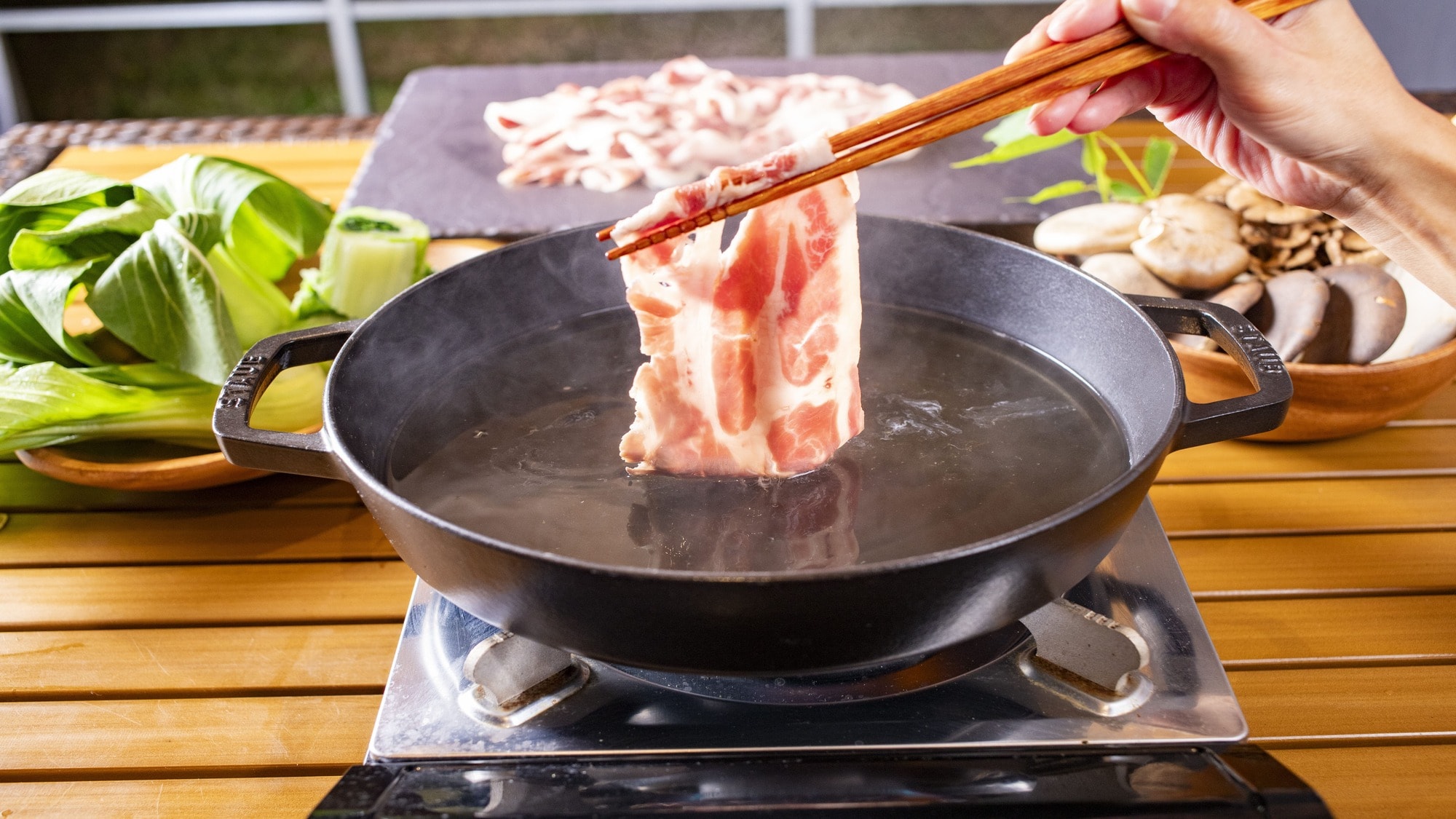 Thực đơn Lẩu giới hạn mùa đông Lợn rừng shabu-shabu