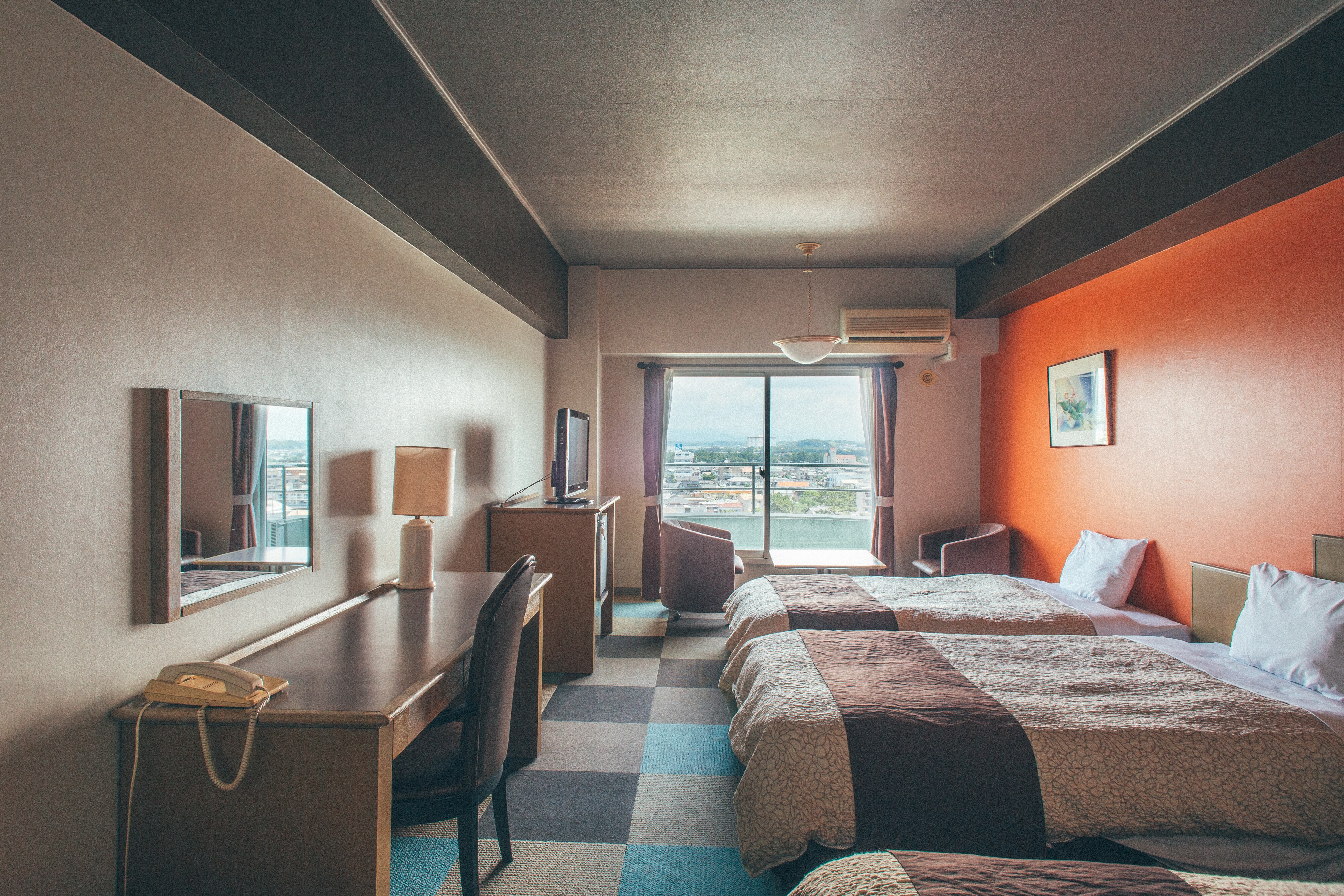 Lake view ◇Western-style twin or triple