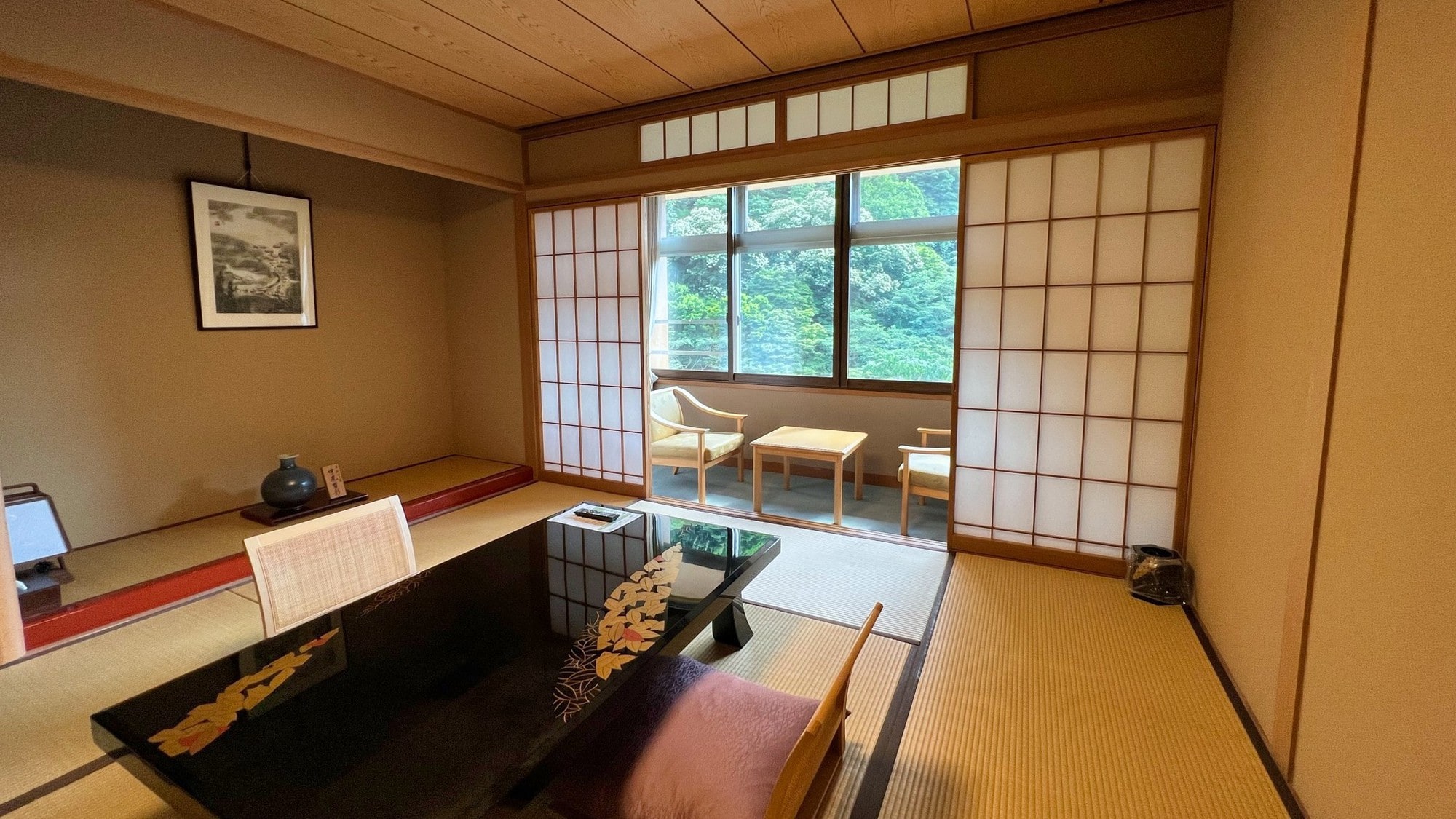 【带景观浴缸】别馆8楼特惠房802日式8榻榻米+西式房间35平米