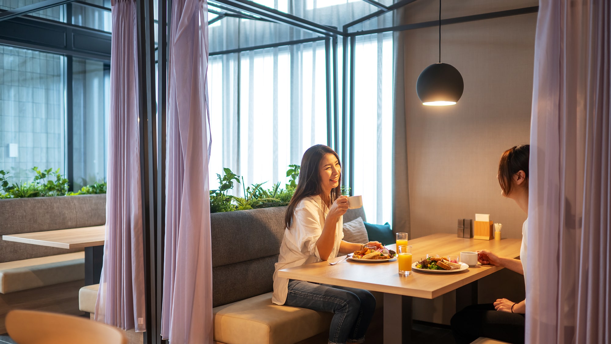 [Restaurant KUSANO] 可享受私人空間的半私人房間