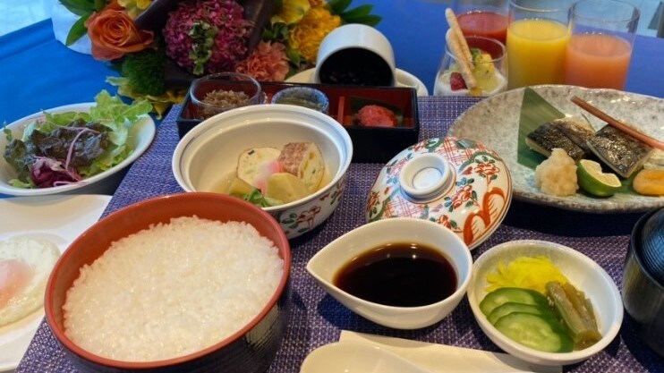 Sarapan makanan individu makanan Jepang