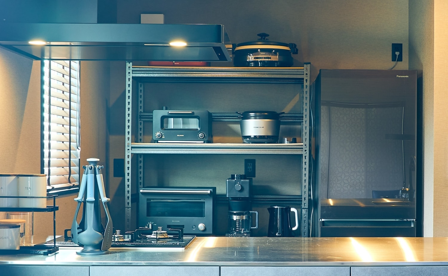 We have a wide selection of high-end cooking appliances. Just using them is fun.