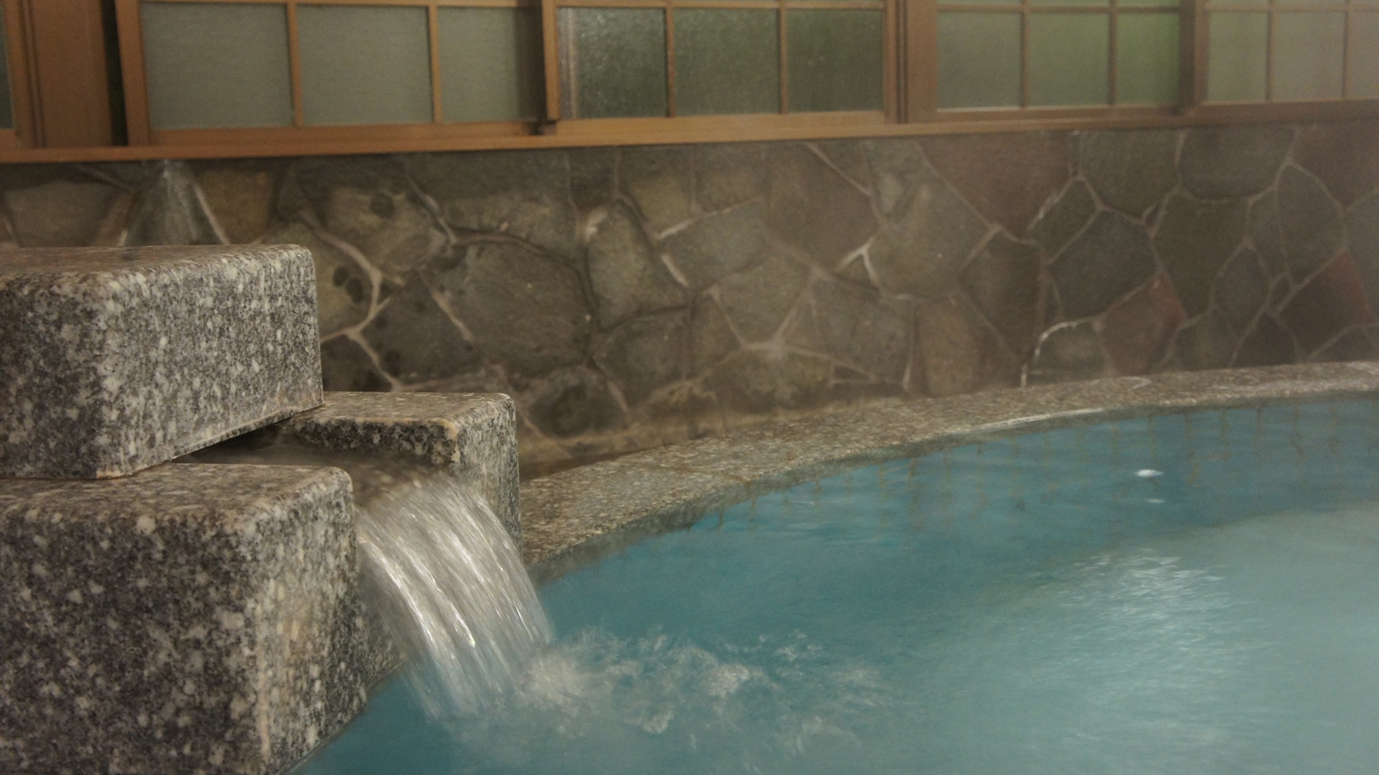 [Niju no Yu] ห้องอาบน้ำในร่ม (ห้องอาบน้ำชาย) พร้อมน้ำพุร้อนธรรมชาติ