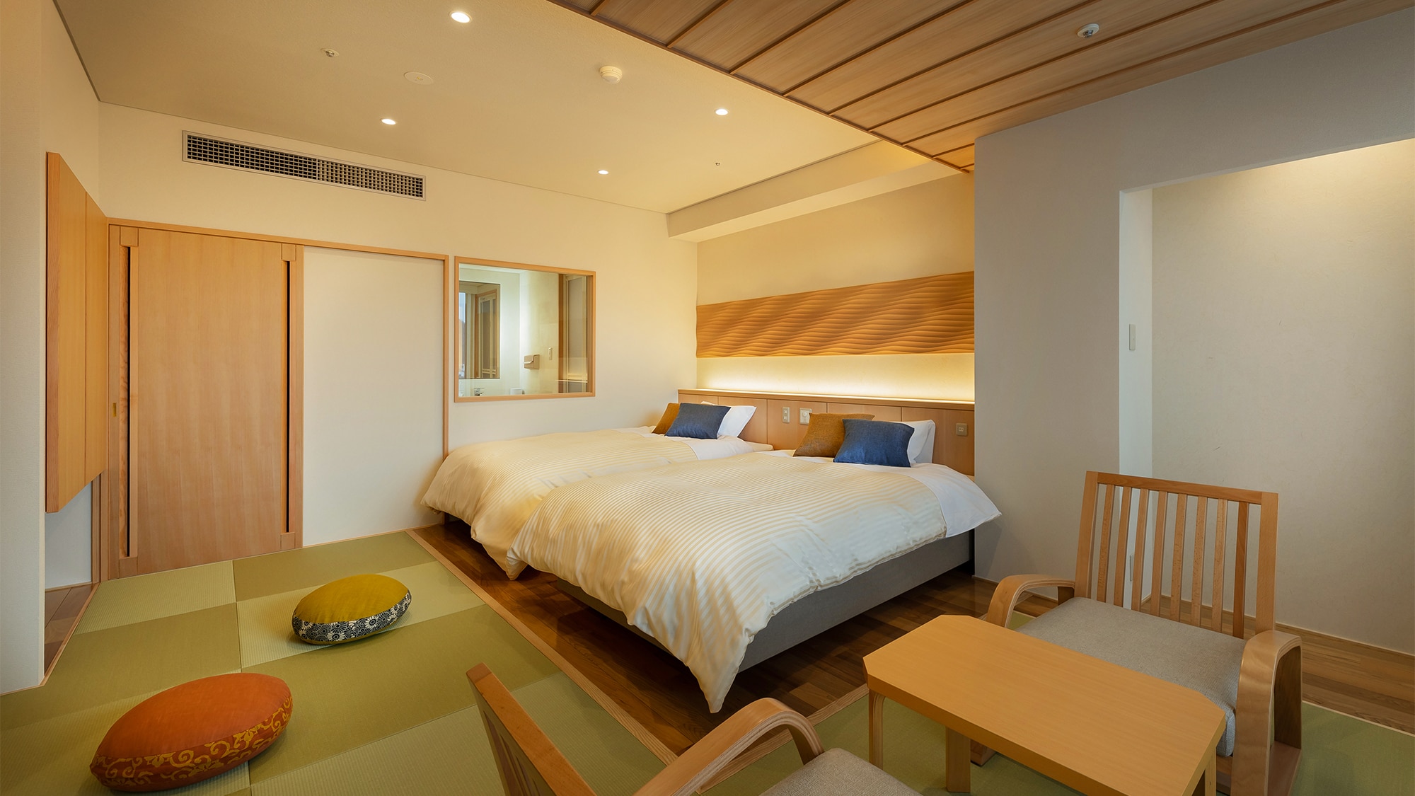 [Modern Japanese Twin Room] (with shower room)