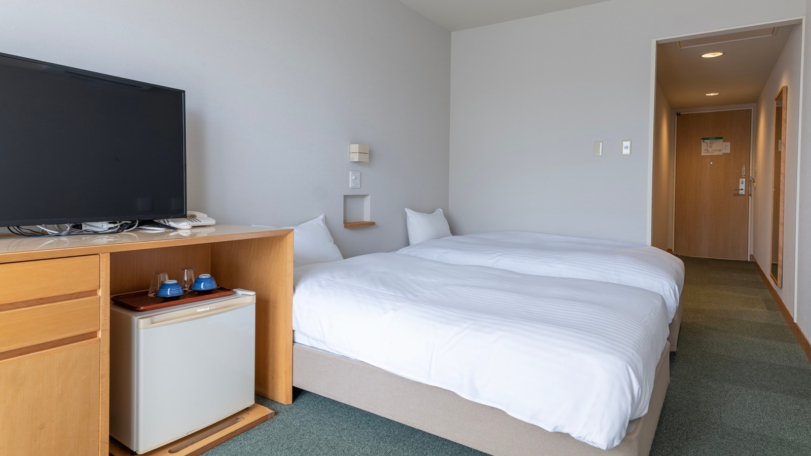 *[Main Building Economy Twin] A twin room of 22 square meters, slightly smaller than the main building twin room.