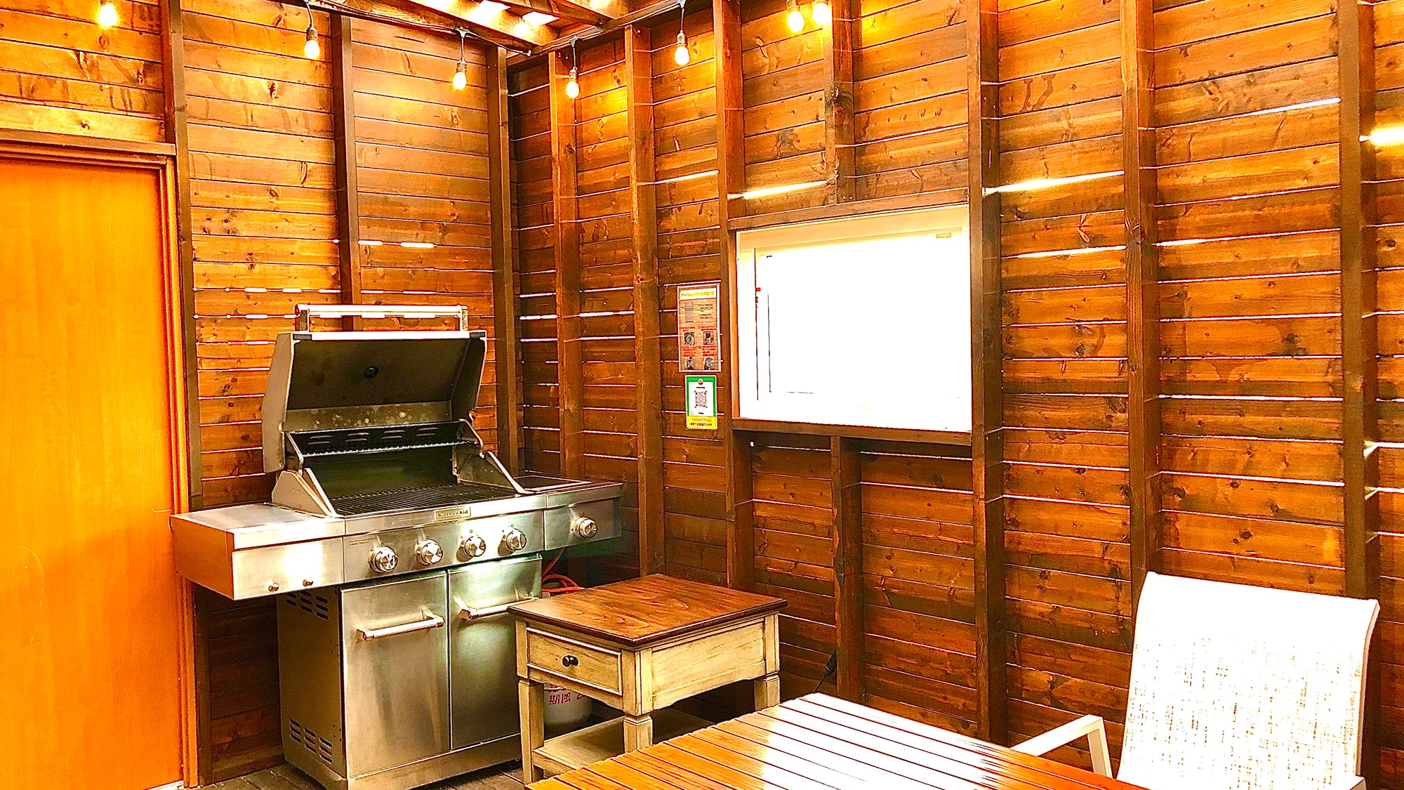 [BBQ House] Vista/Large Grill Equipped! You can enjoy BBQ even on rainy days ♪ The view from Takasagodai is also ◎