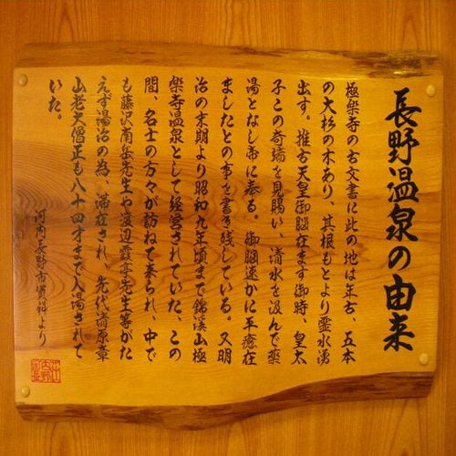 Origin of Nagano Onsen