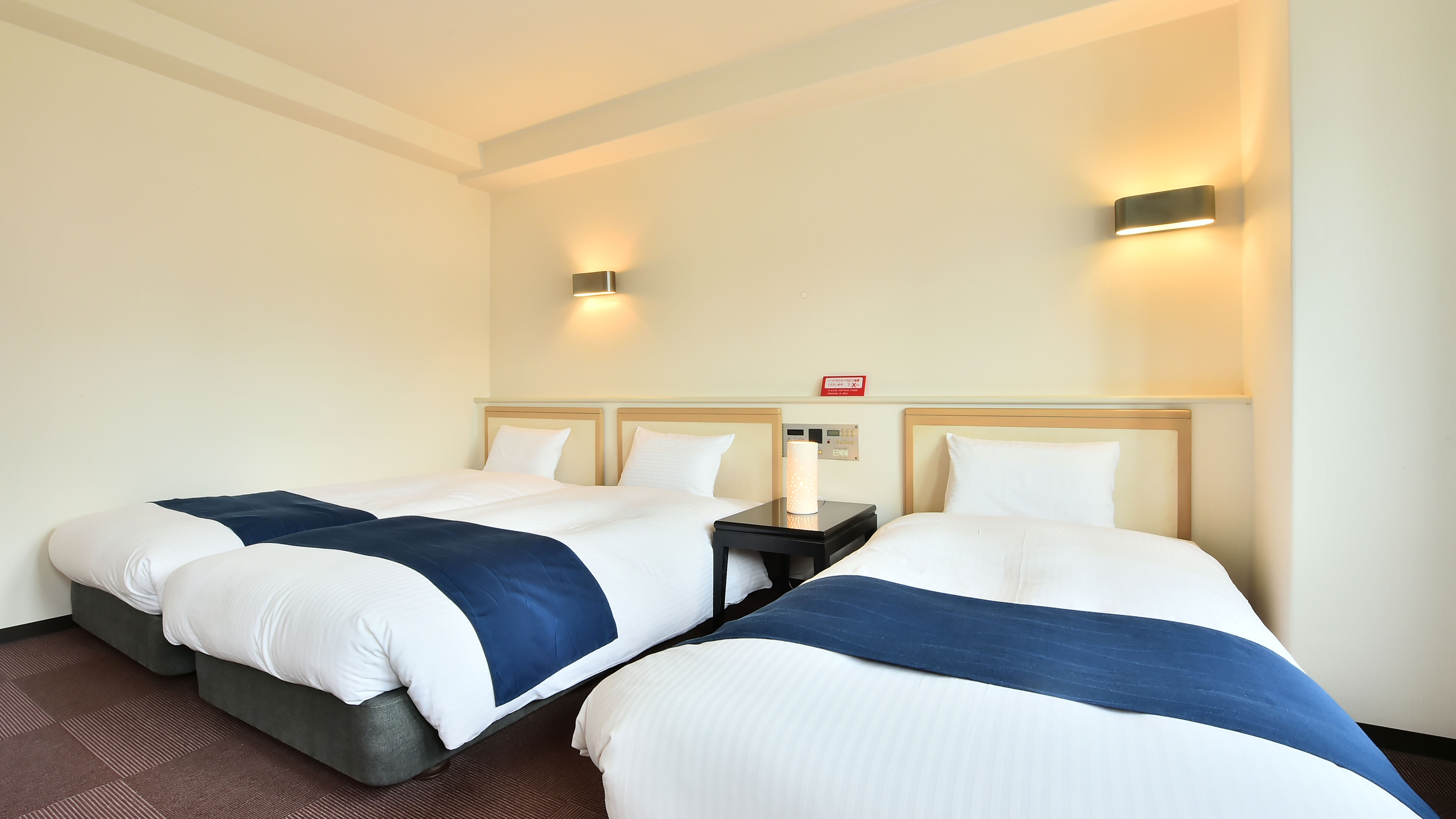 This is an example of a triple room.