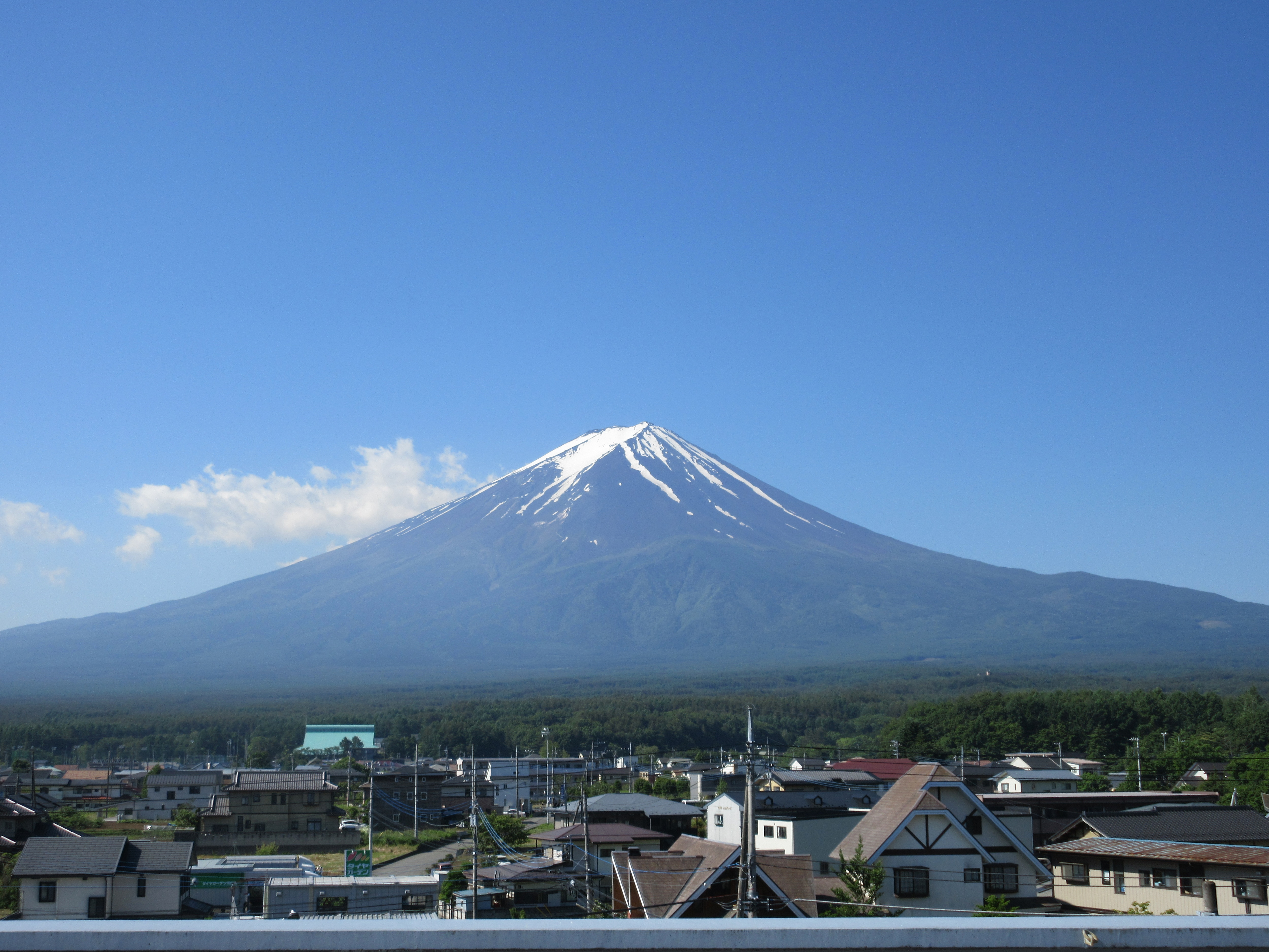 從觀景台看富士山