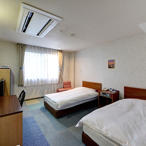 * Twin room (example of guest room)