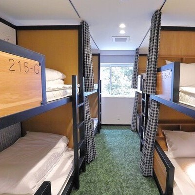 B8: Back (bunk) bed & times; 4 beds (for 4 to 8 people)