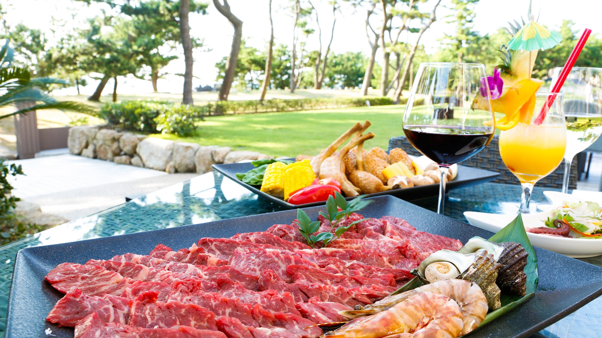 Barbecue at Awaji Hamarikyu Main Building