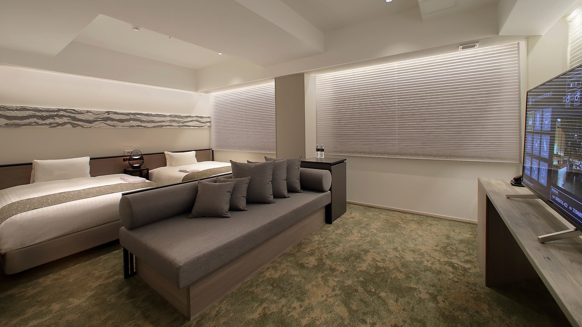 小型角落套房。