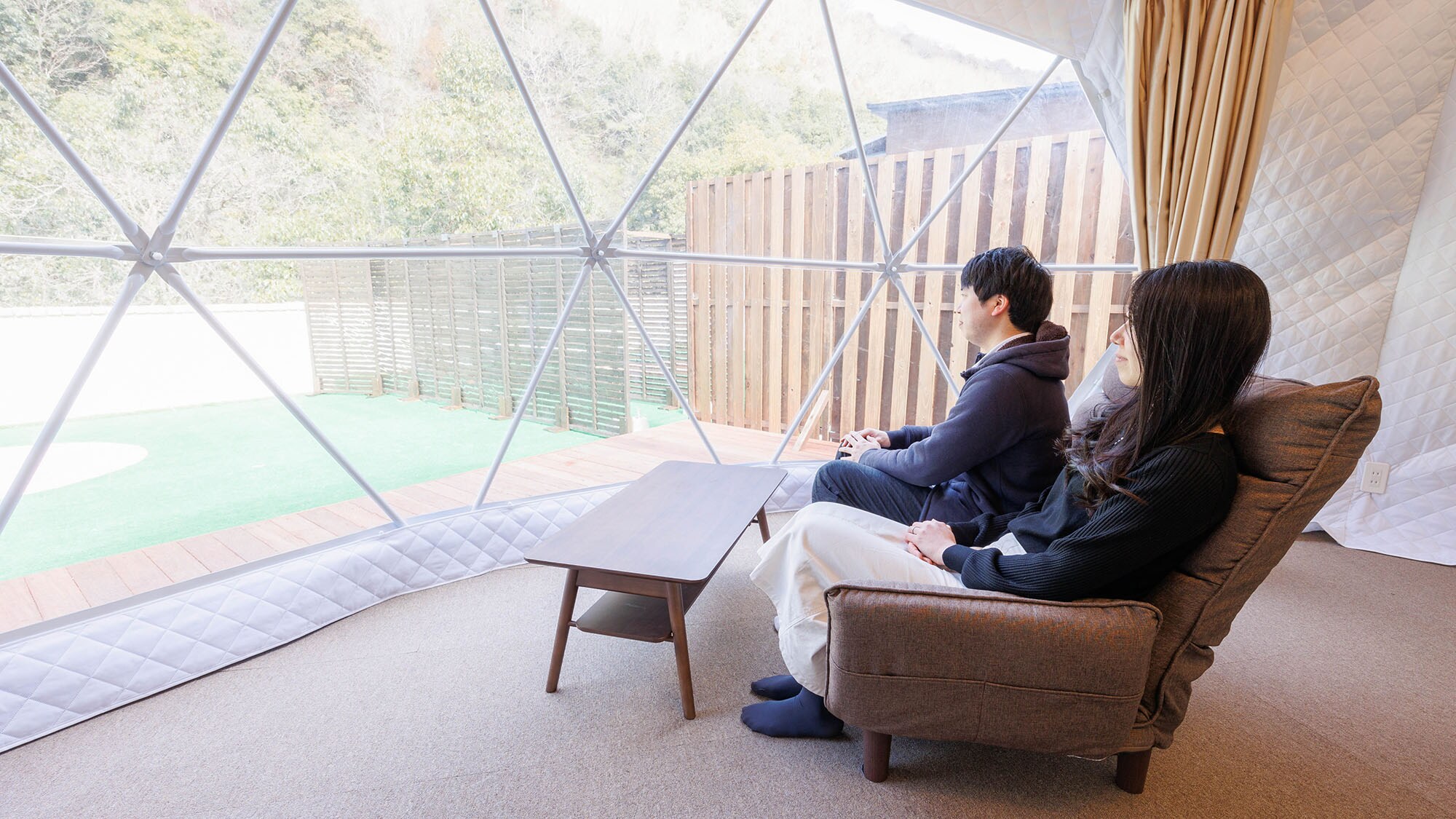 ・[Dome B] Enjoy a relaxing space with your loved ones.