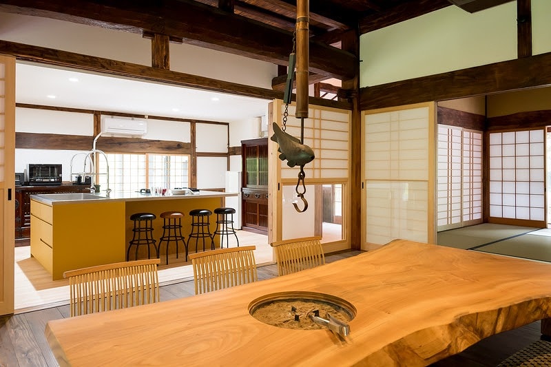 Gedung Utama Miyama Terrace: Dapur Makan Irori