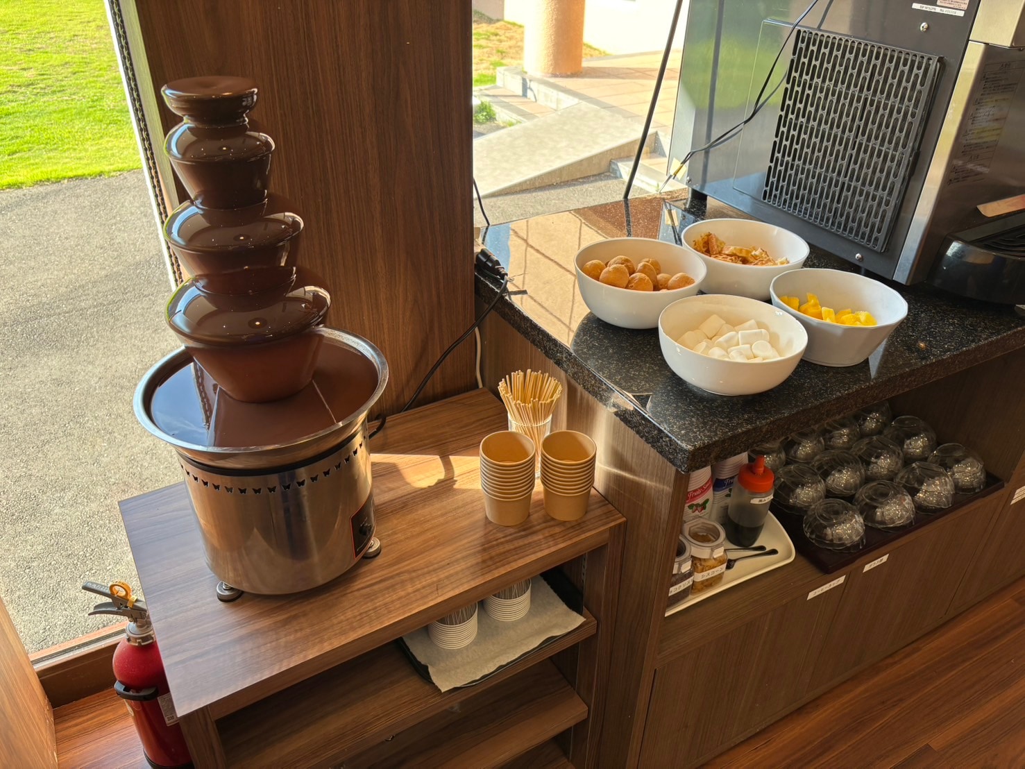 Fondue cokelat