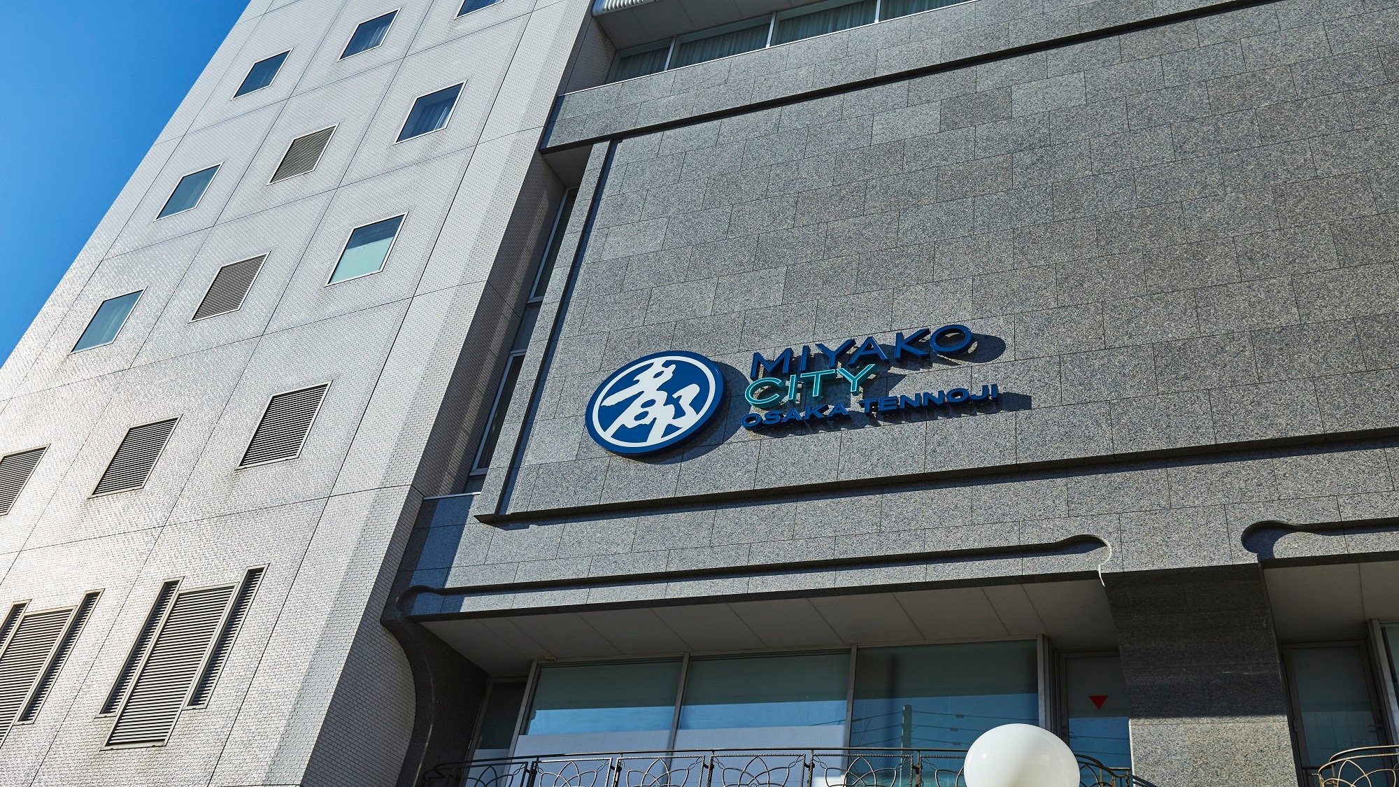 Miyako City Osaka Tennoji entrance logo