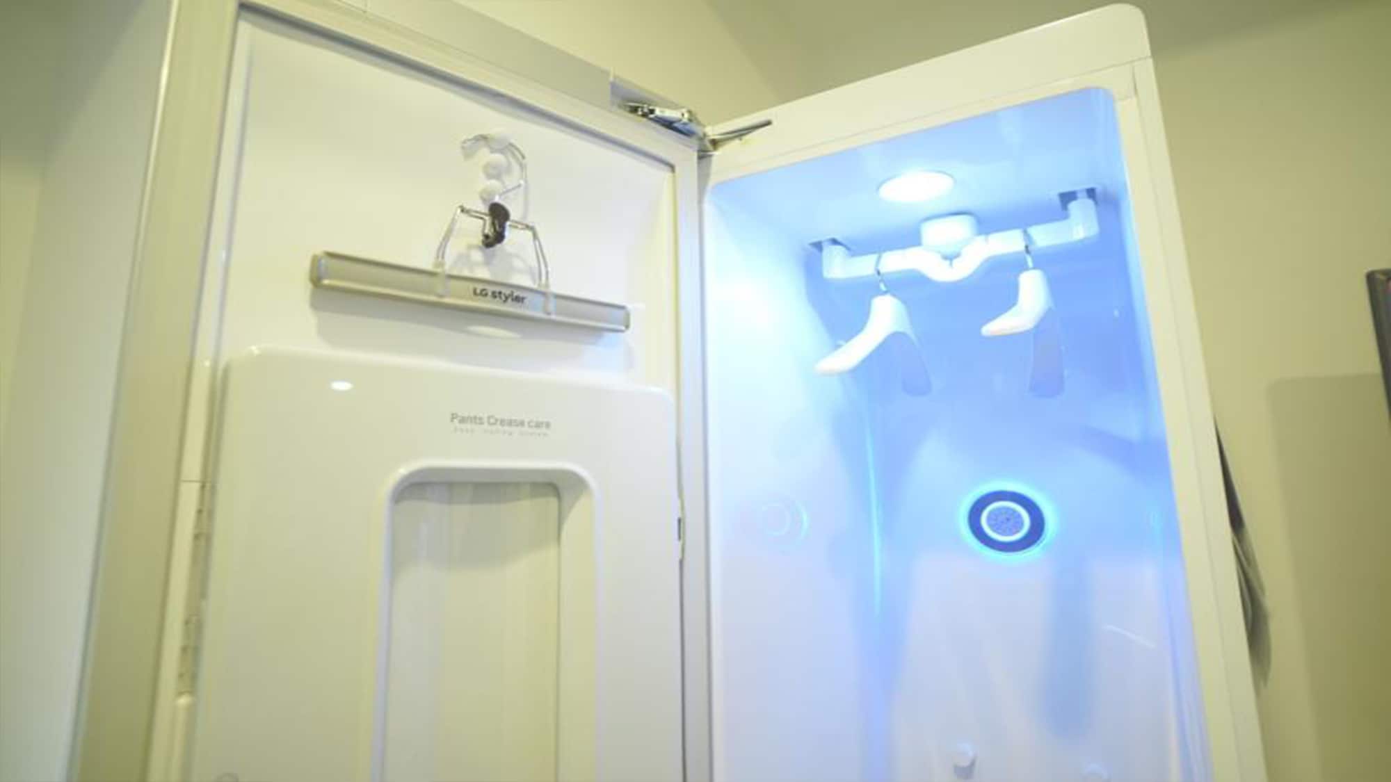 The popular cleaning machine "LG Styler" has been installed in all rooms