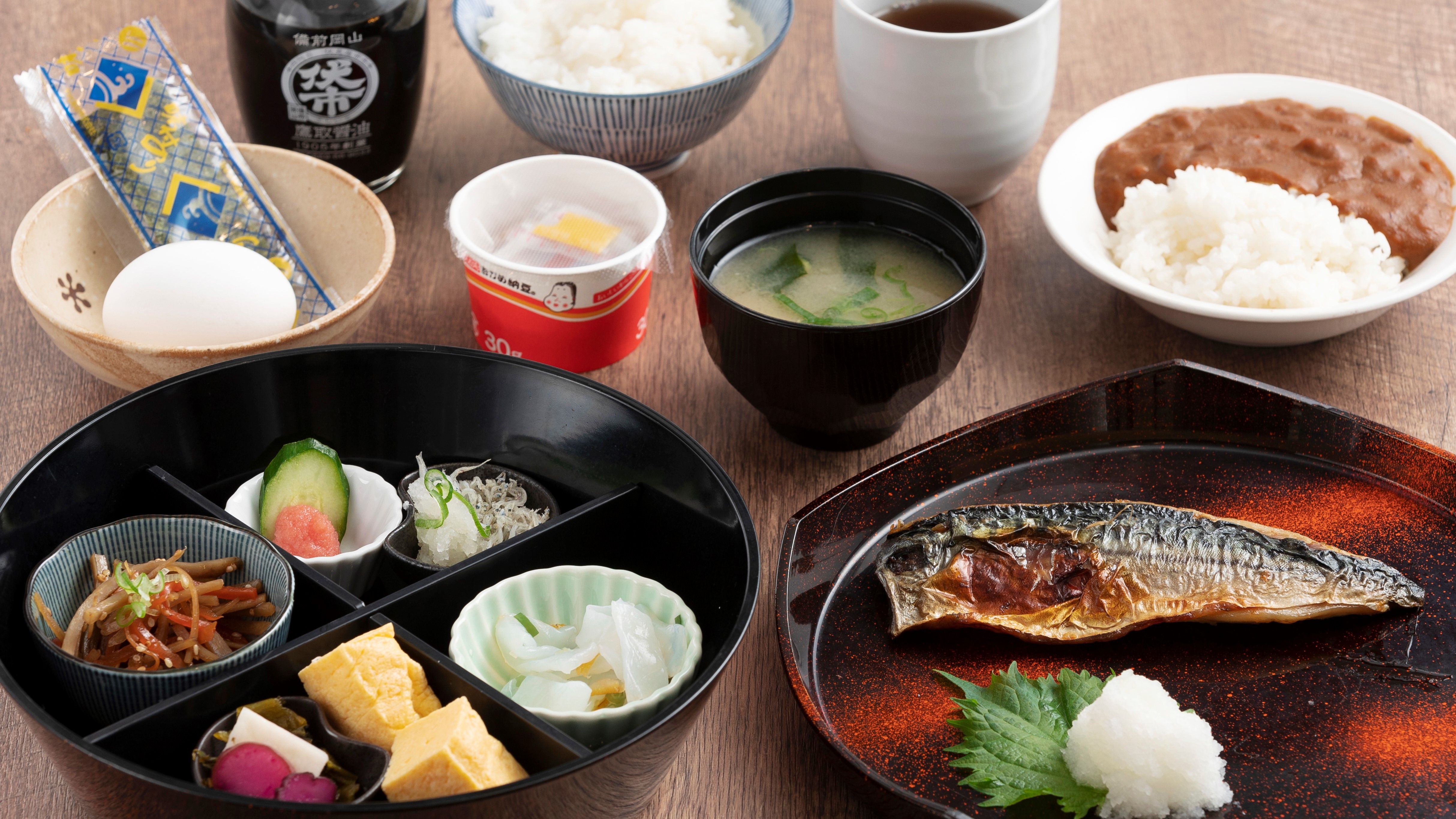 [Breakfast] Japanese food: Usually 900 yen per meal (* Regular holiday: Monday morning or the morning after consecutive holidays)