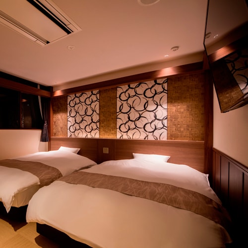 * [Newly established in April 2019, Annex_Japanese and Western special room] Bedroom with Kinsen open-air bath