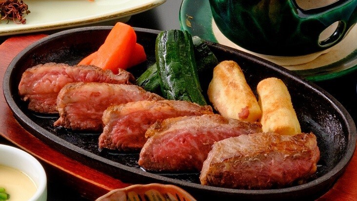 ***Domestic beef teppan steak