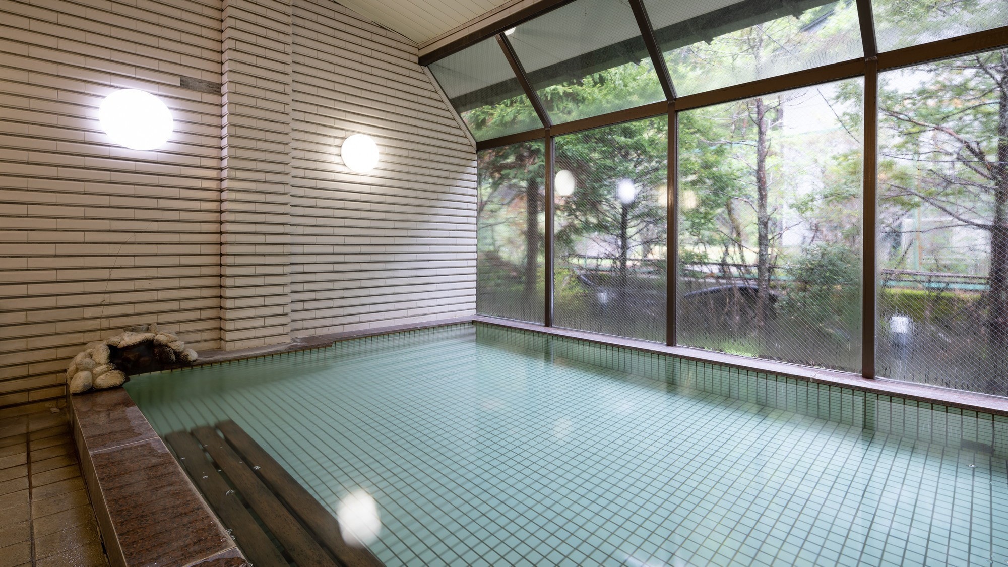 We also have indoor baths for men and women.