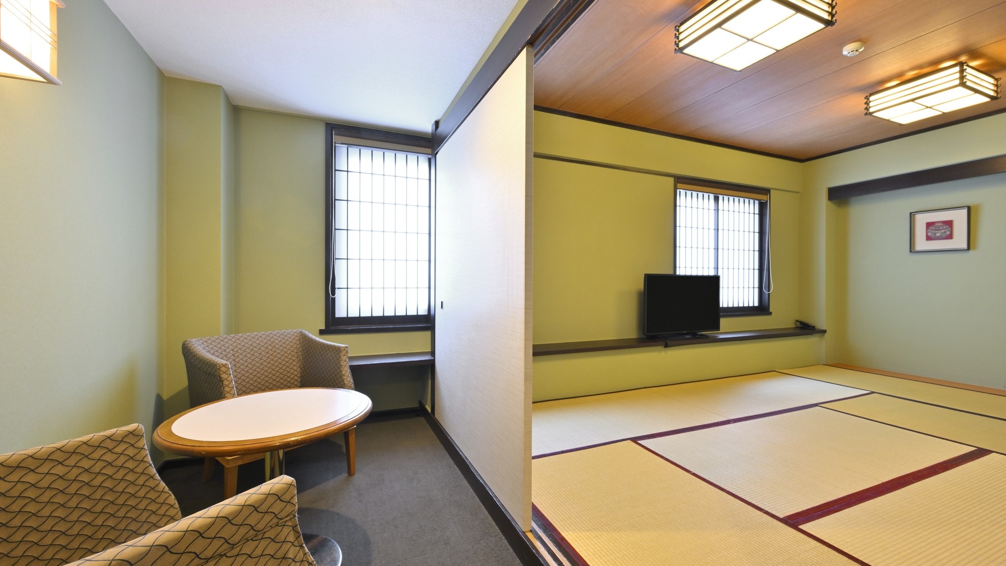 ■Main building Japanese-style room (33.9 square meters/4 sets of futons)