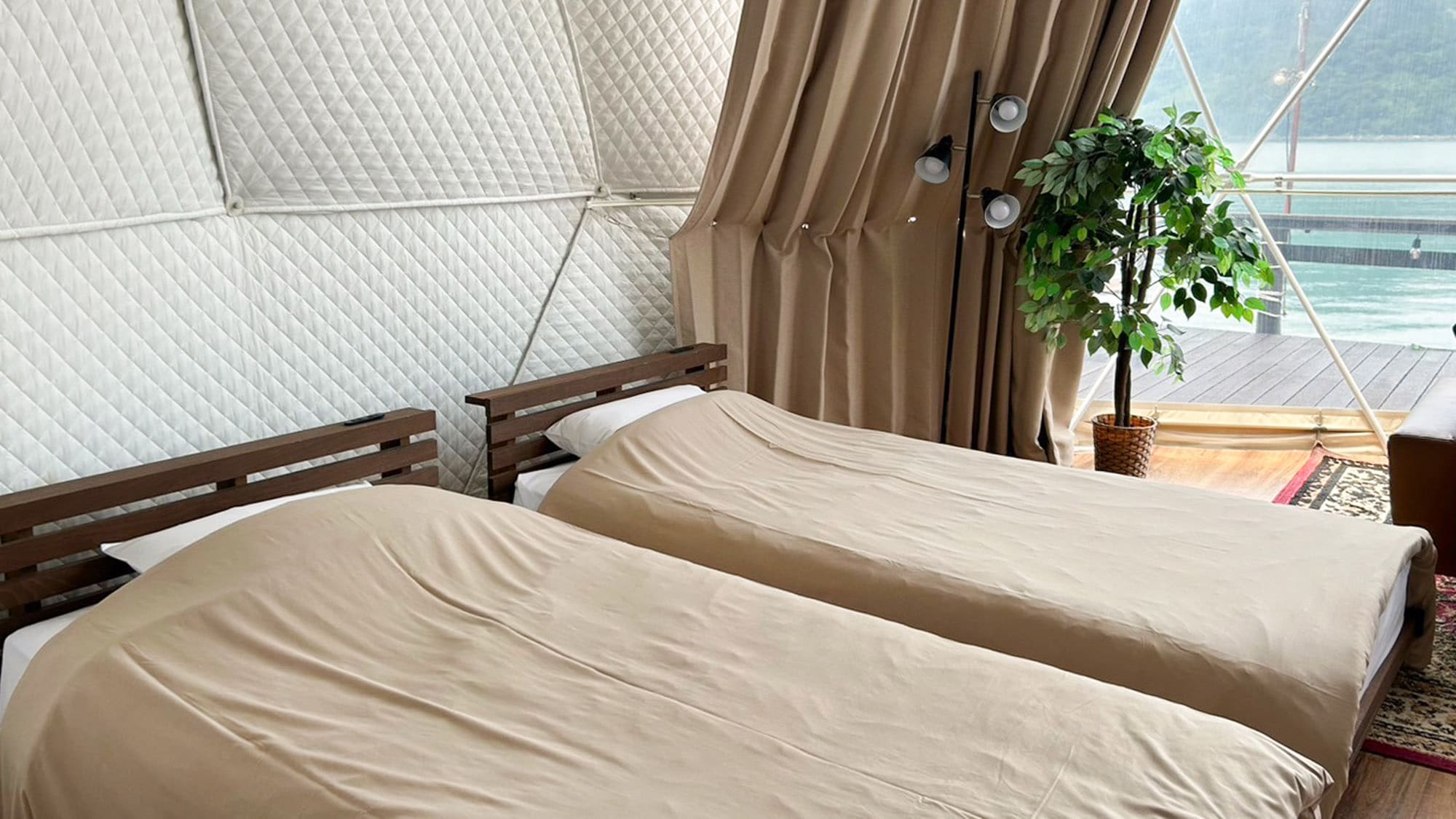 ・【赫爾辛基圓頂帳篷】休息時也能放鬆身心的別緻氛圍