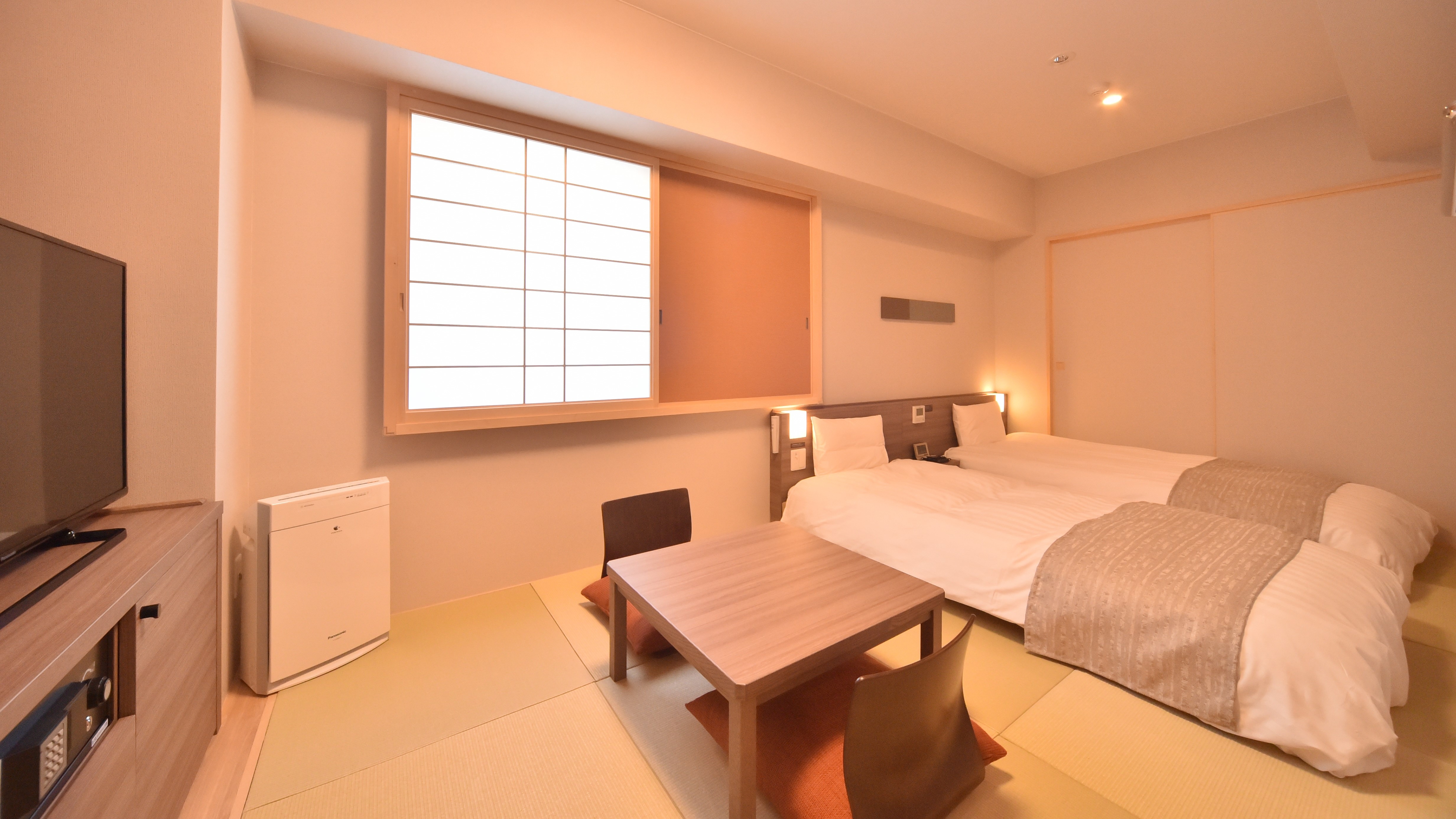 ◆ Non-smoking Japanese-style twin room ◆ [Bed size 100cm & times; 200cm] 22.1 sqm