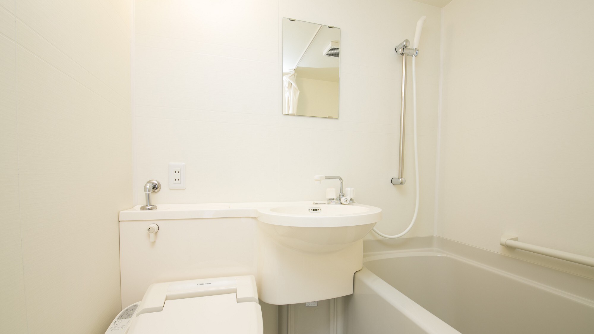 [Western-style room twin] Equipped with a cleaning function and a unit bath.