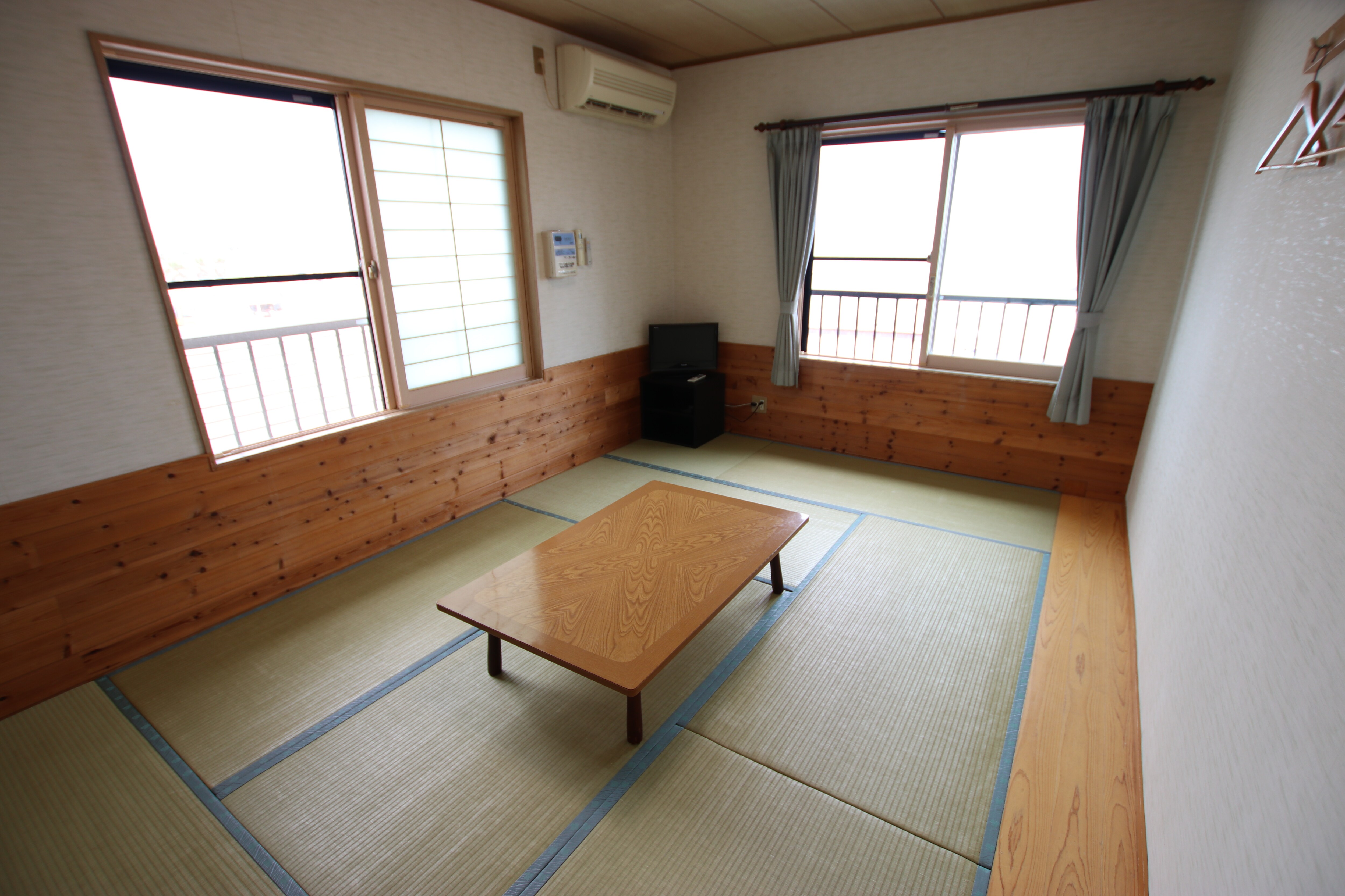 日式海景房，帶衛生間和洗手間