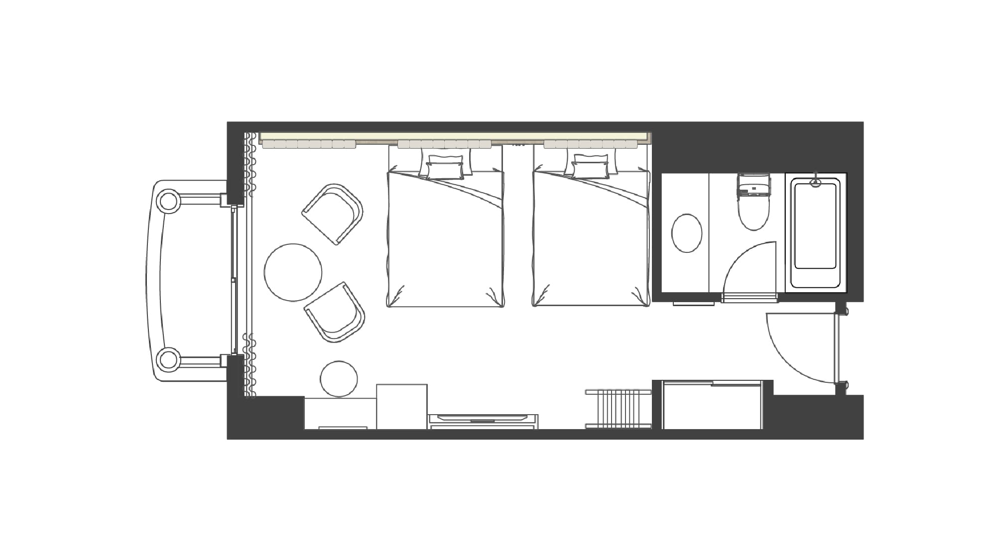 〇 Nikko Standard Room (plan)