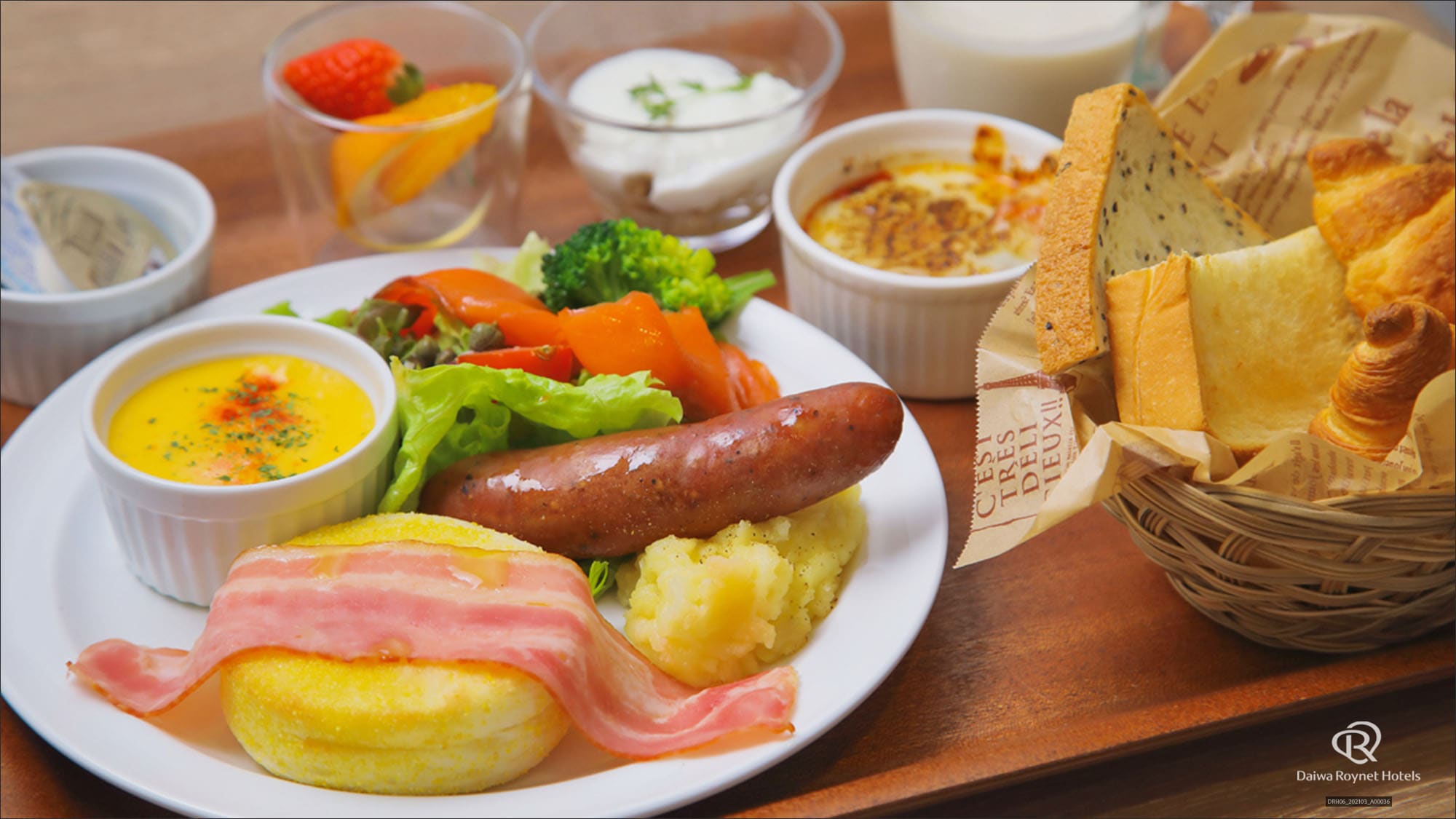 Western food plate