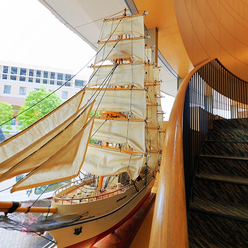 ■Facilities■Facilities within the building that give you a sense of the sea in the port city of Yokohama