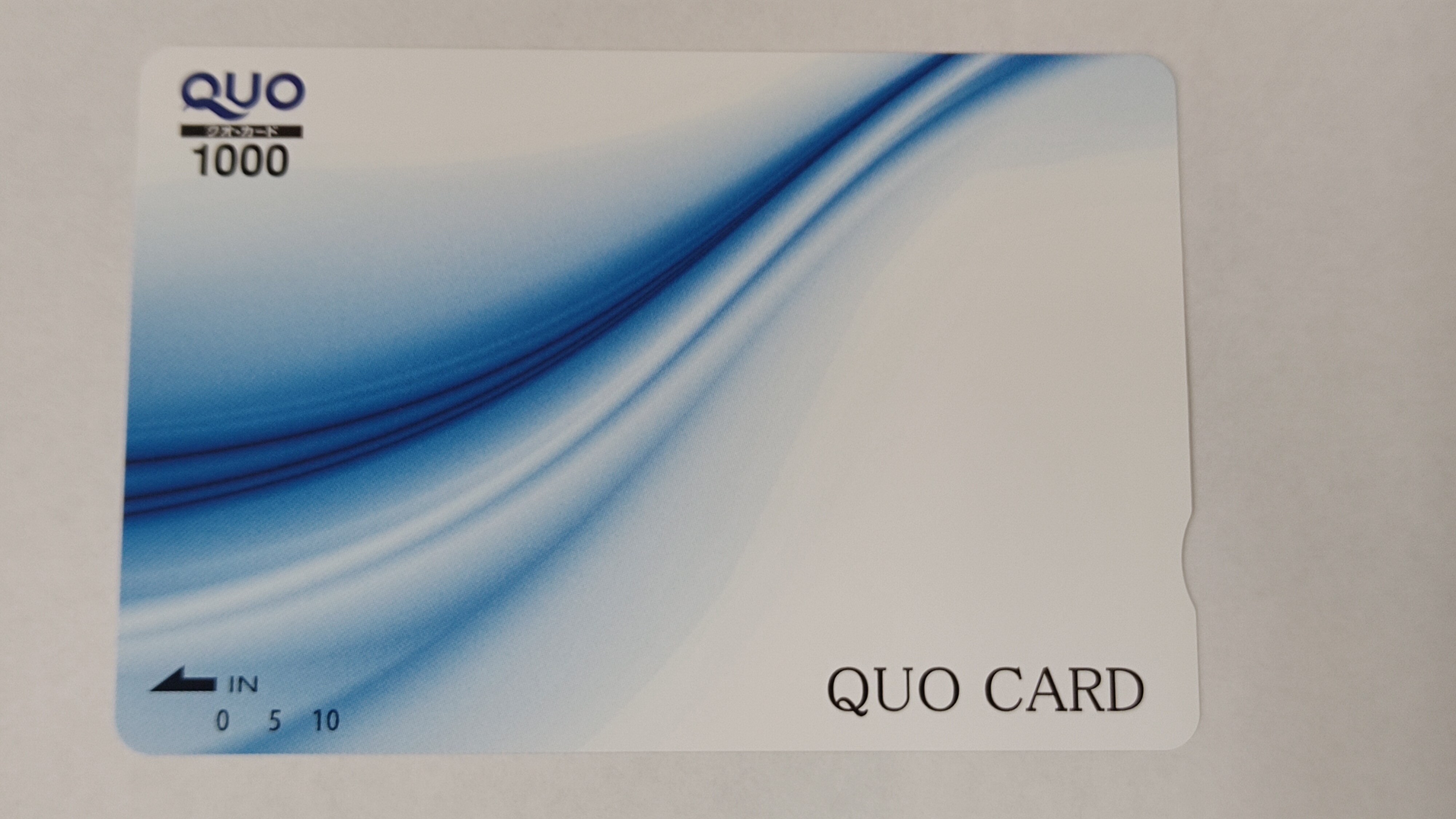 QUO card (1,000 yen)