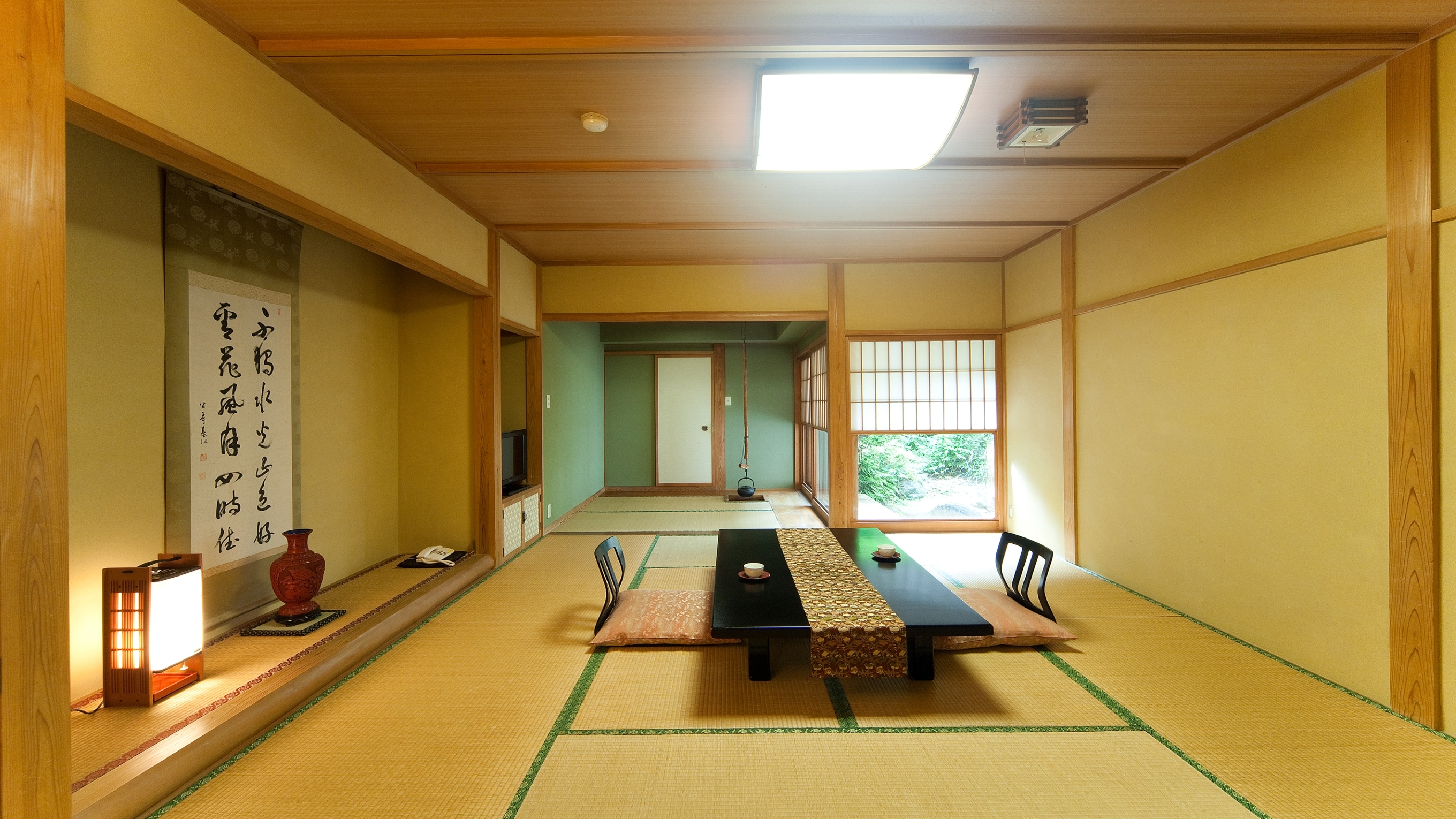 Guest room with free-flowing hot spring bath [Hagi] Non-smoking room