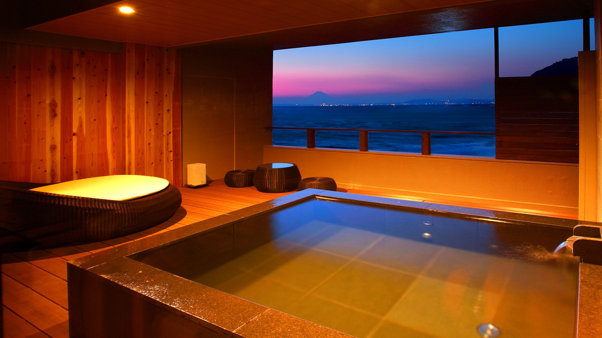3F Guest room with open-air bath (private room with shower booth)