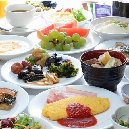 Breakfast buffet (example of assortment)