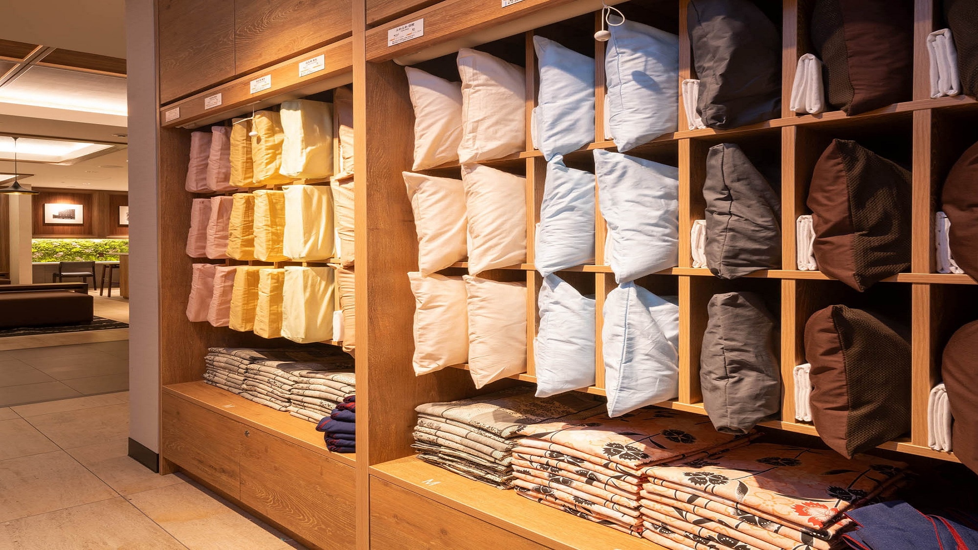 Choice of pillows