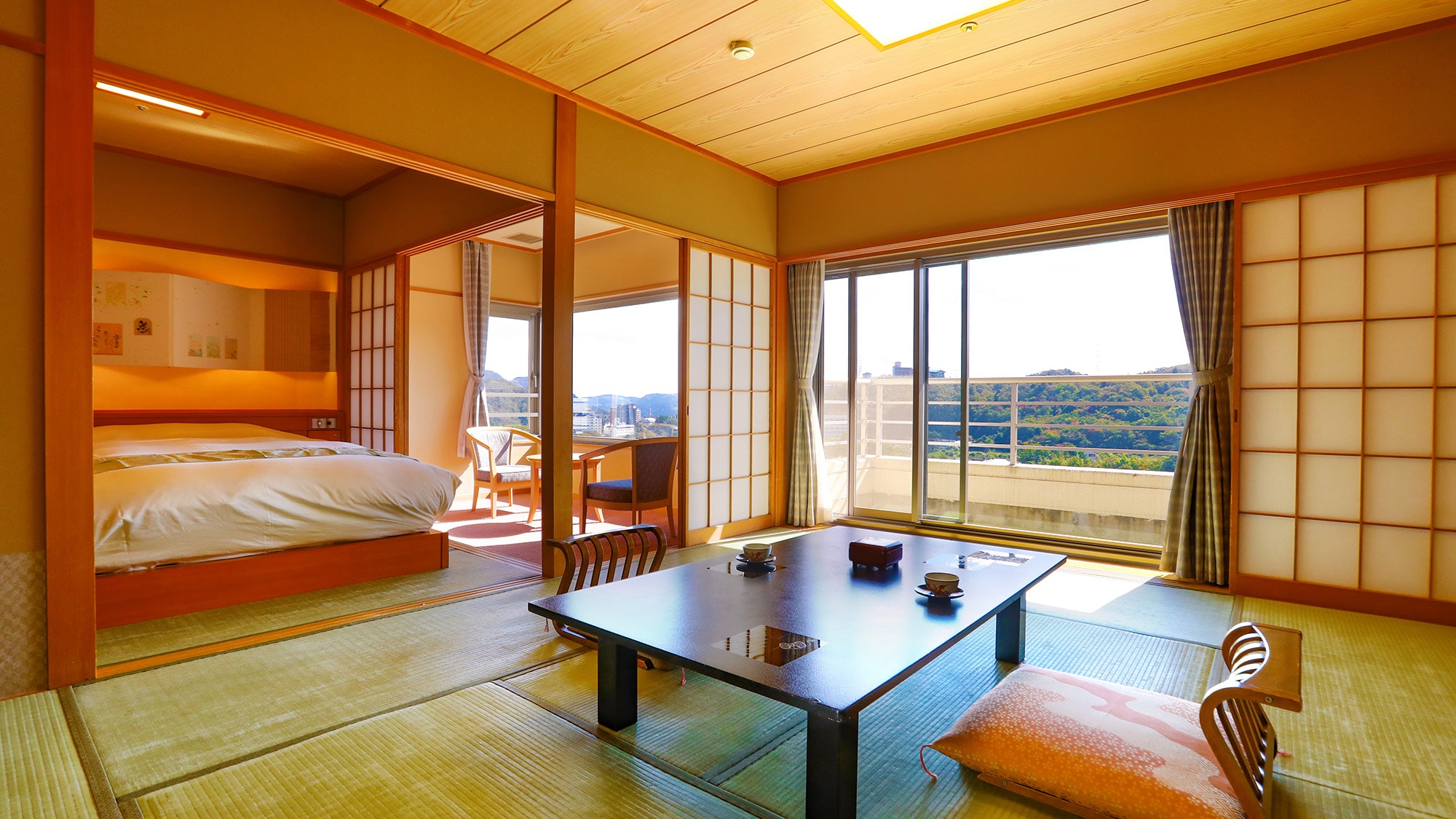 [Non-smoking] Japanese-style room 10 tatami mats + 4.5 tatami mats + 1 semi-double (example) & hellip; 1 room closest to the elevator on the 8th to 11th floors