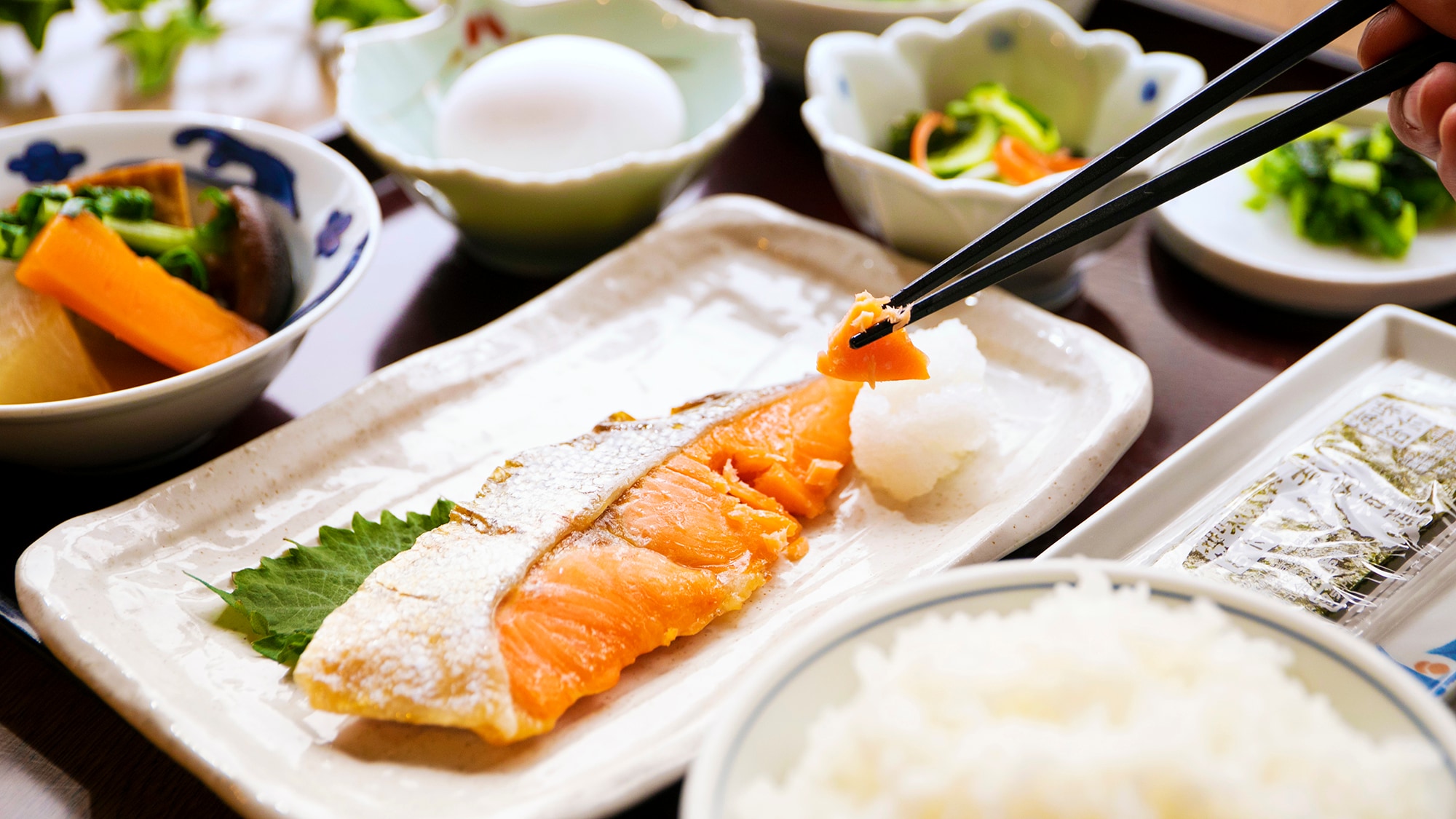 [Bữa sáng có 3 loại] Tất cả đều tự làm! Bữa sáng được chuẩn bị bằng cả trái tim mỗi sáng.