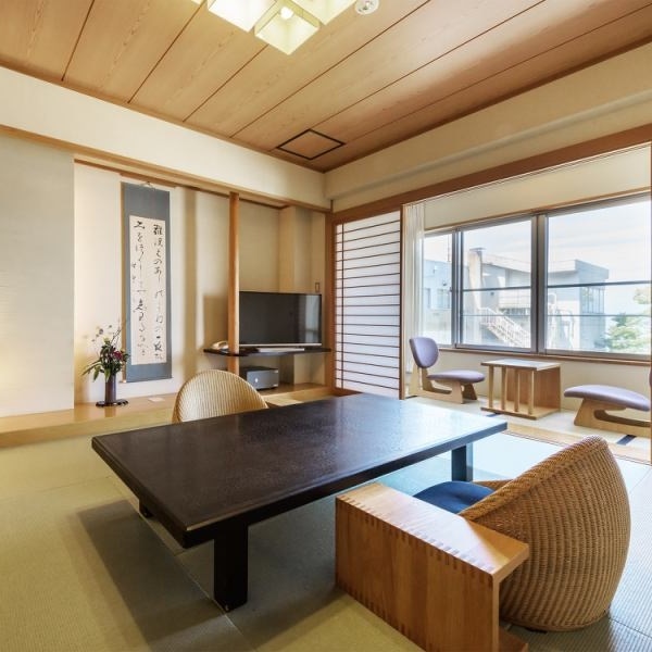 Guest room with open-air hot spring for two and a half [Onoko]